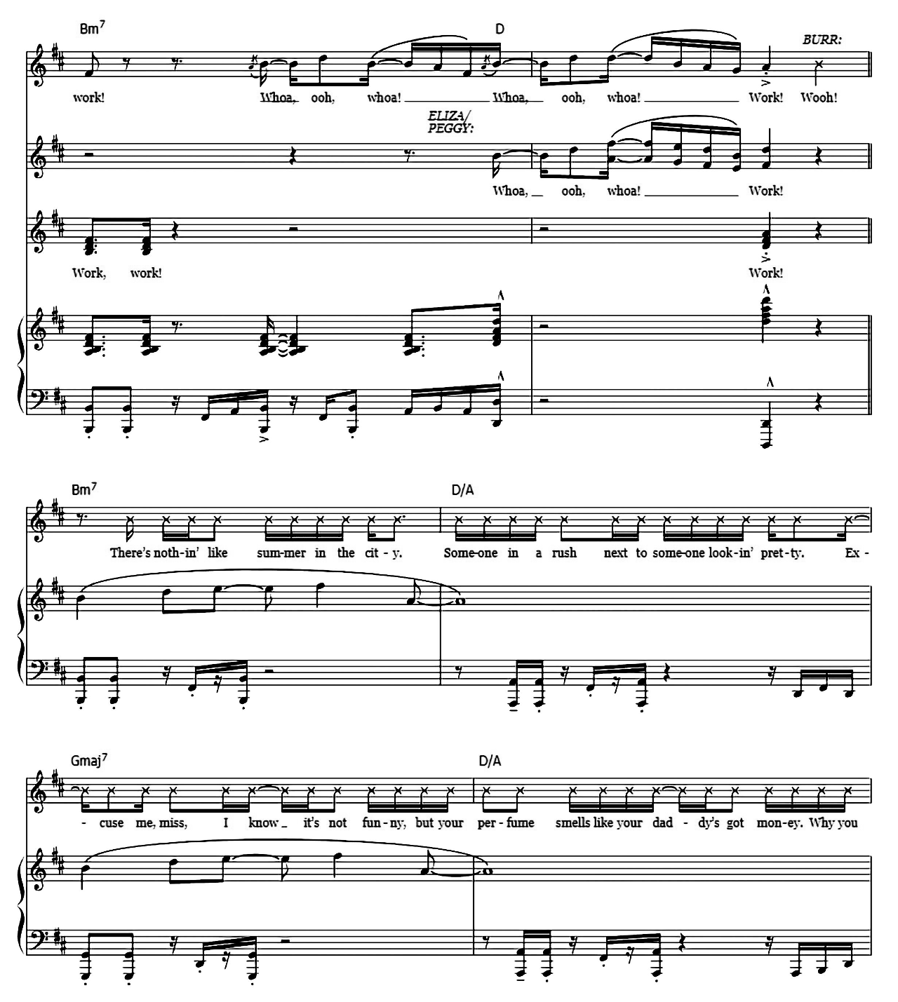 The Schuyler Sisters (from Hamilton) sheet music 8