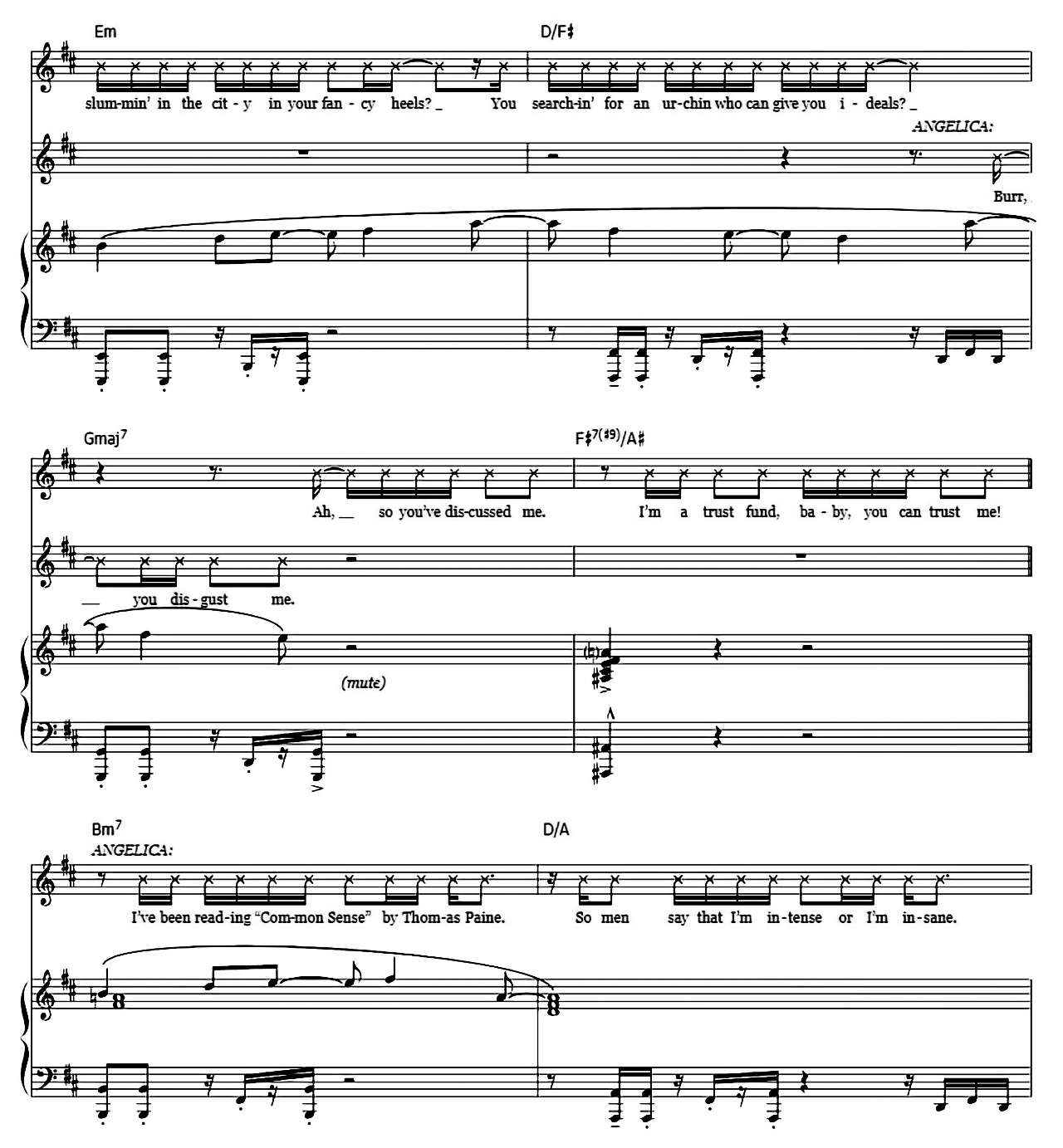 The Schuyler Sisters (from Hamilton) sheet music 9