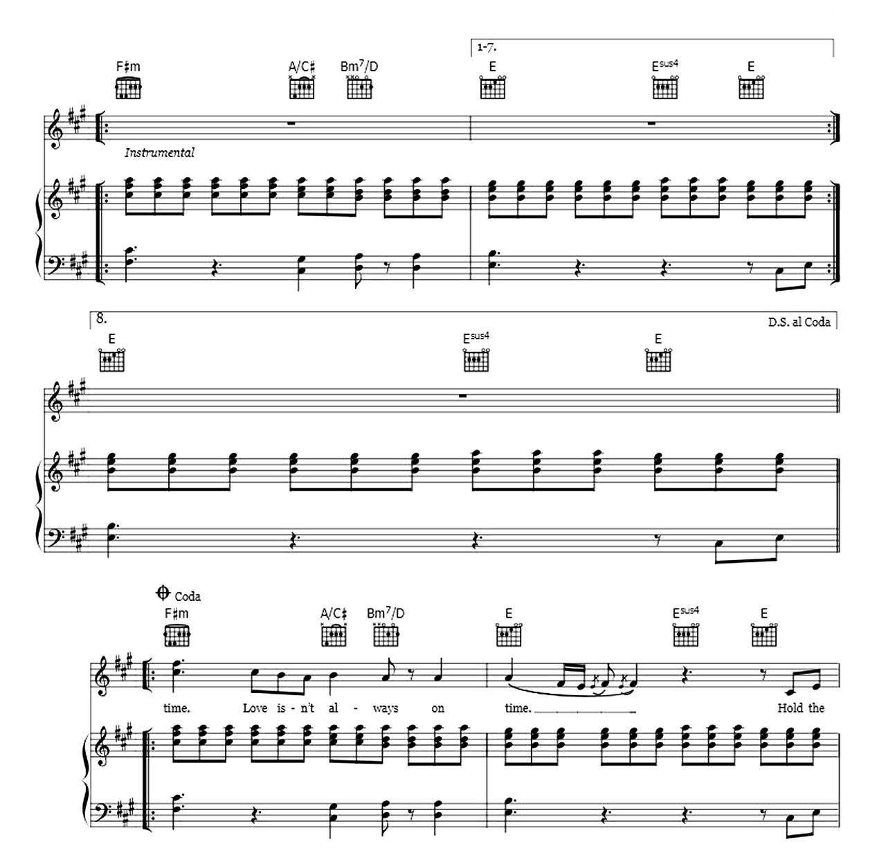 Hold The Line sheet music 5