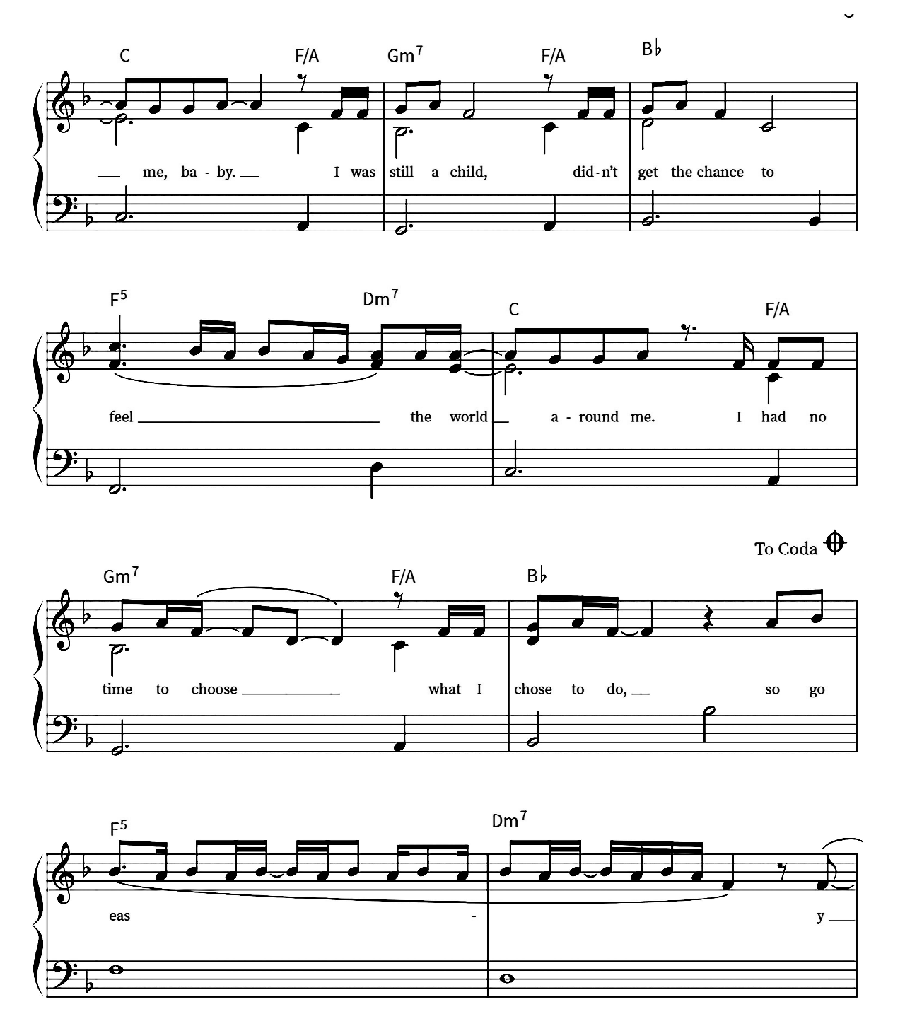 Easy On Me sheet music 5