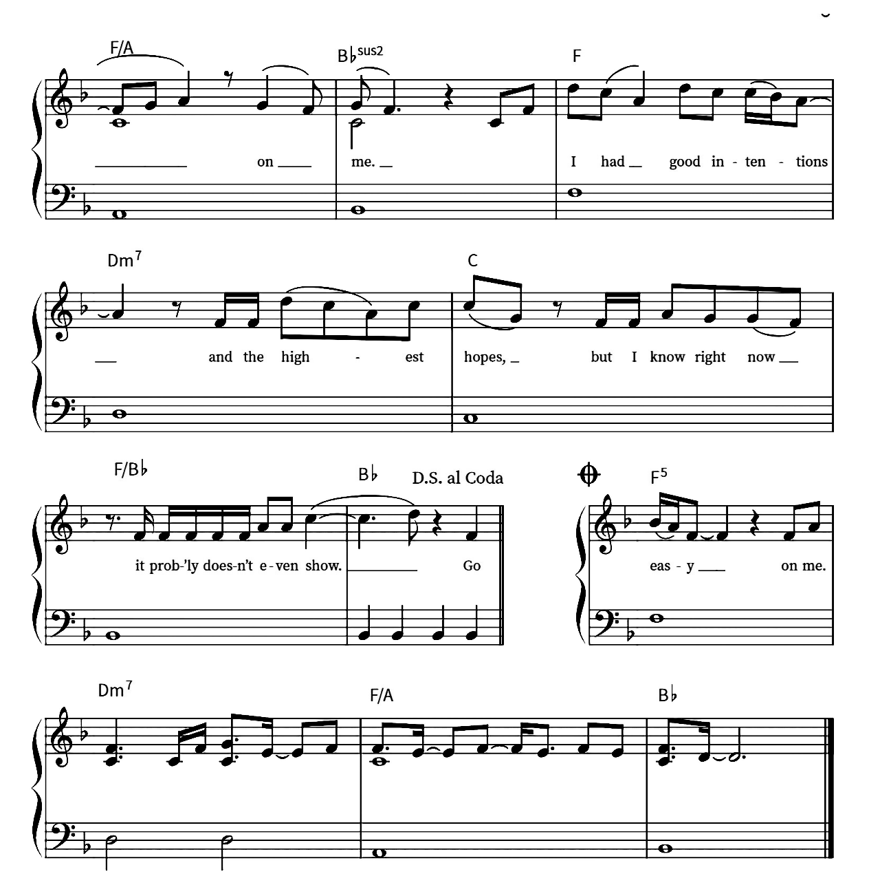 Easy On Me sheet music 6