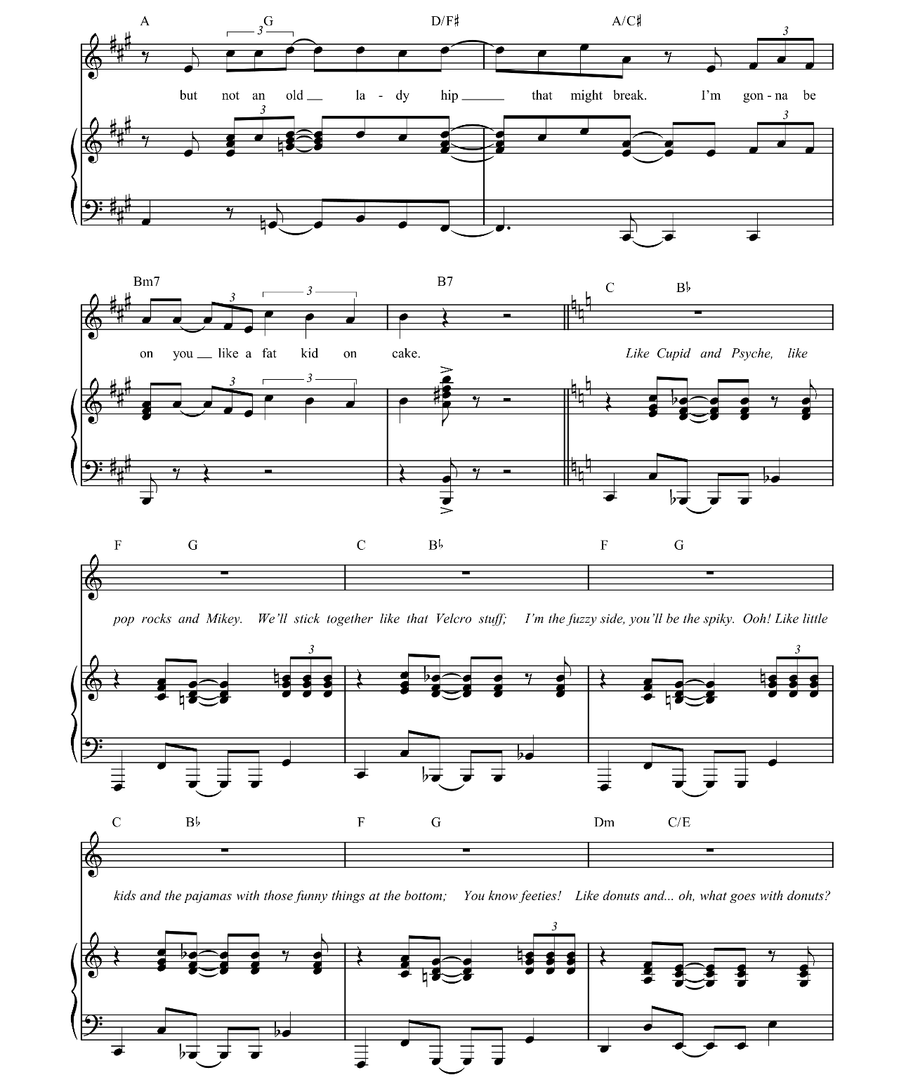 Don't Let Me Go (from Shrek (The Musical)) sheet music 6