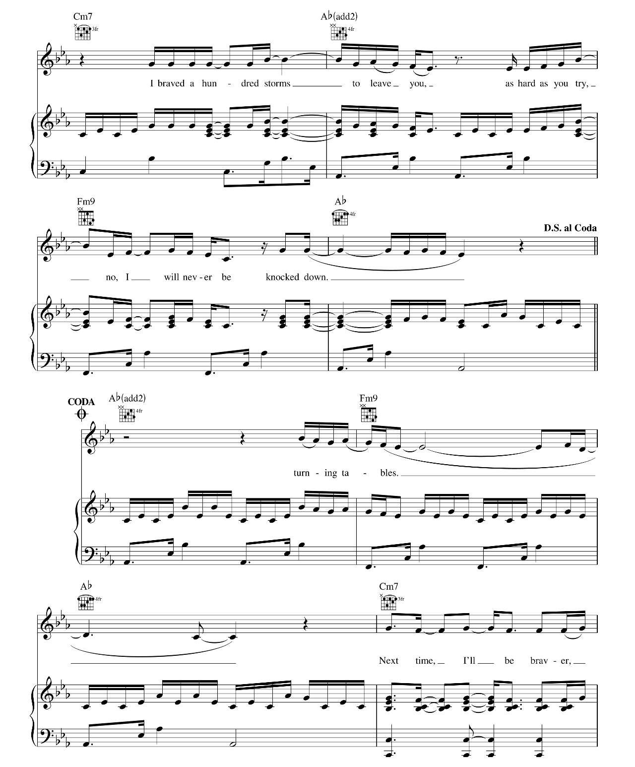 Turning Tables sheet music 5