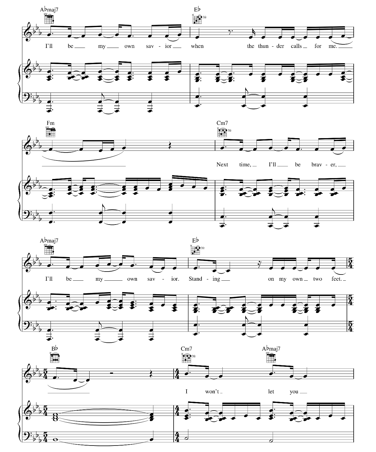 Turning Tables sheet music 6