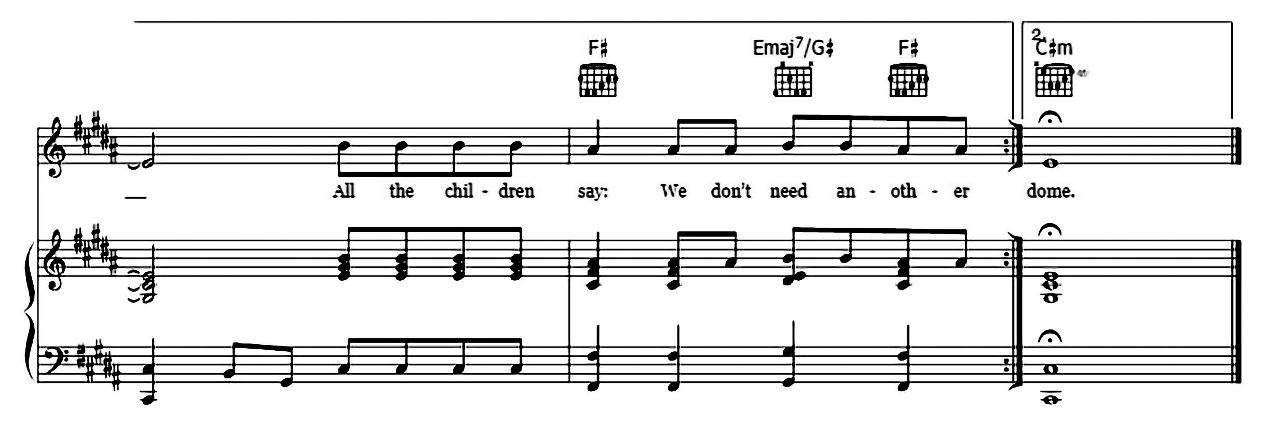 We Don't Need Another Hero sheet music 6