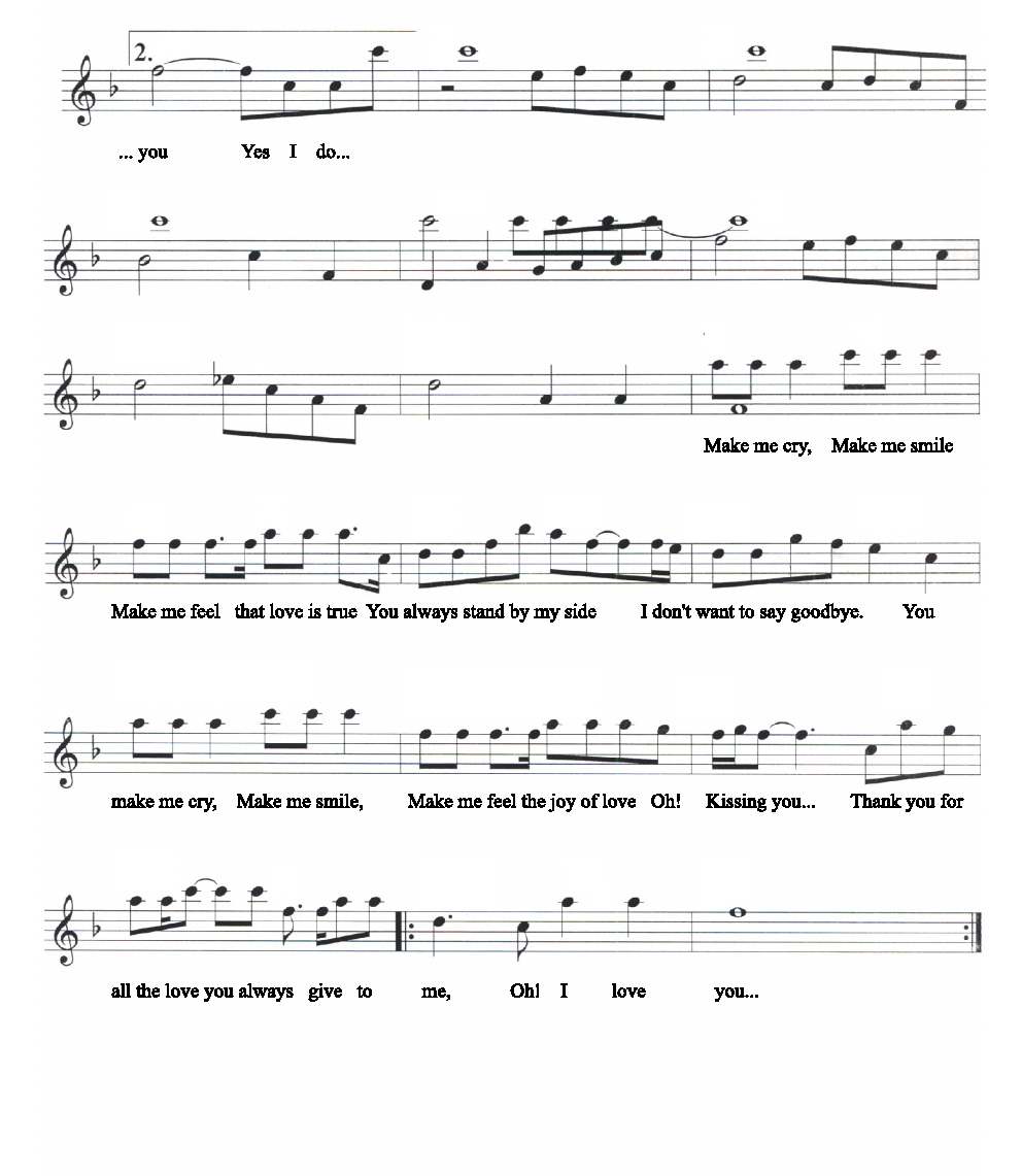 A Little Love sheet music 2