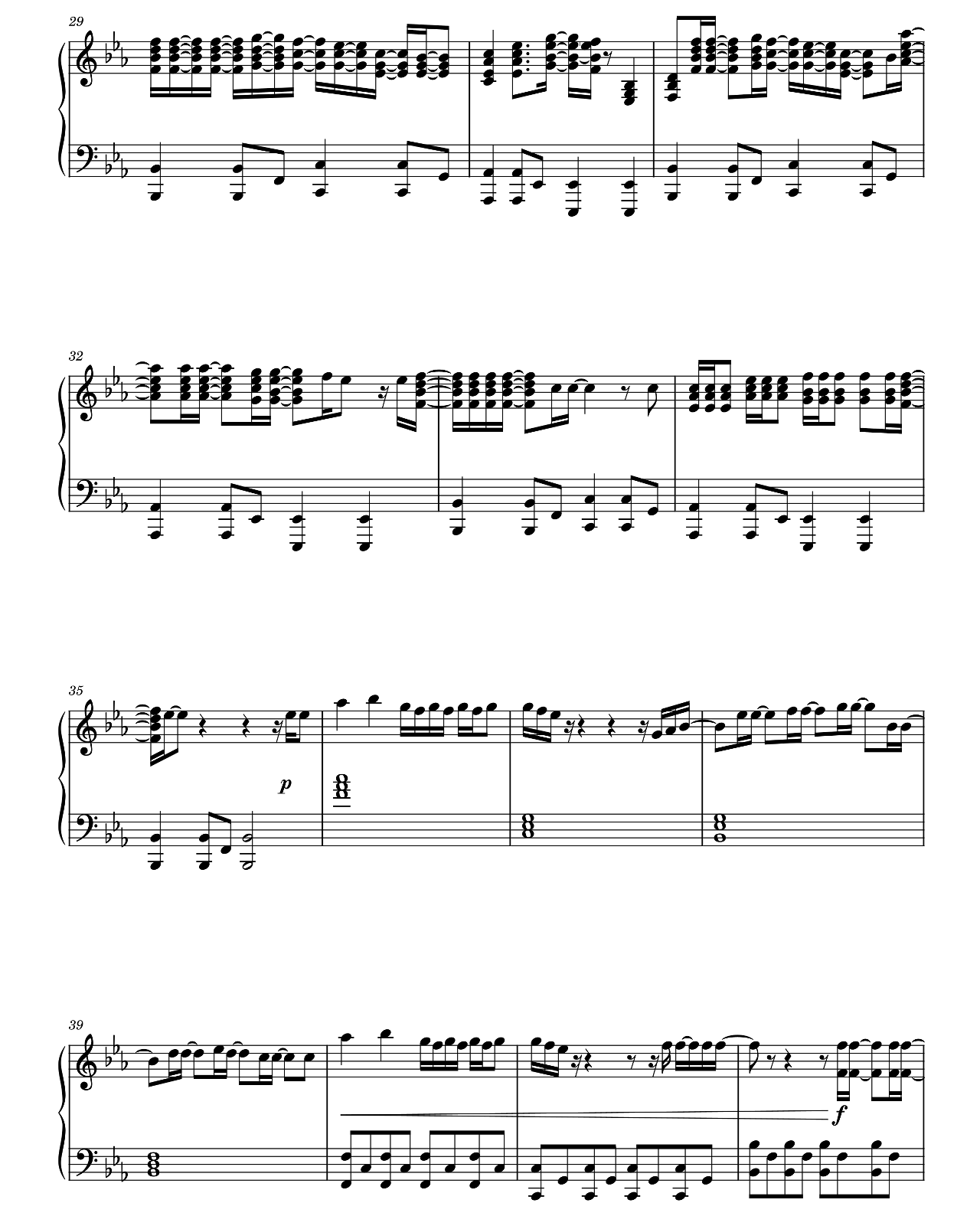 How Do I Say Goodbye sheet music 3