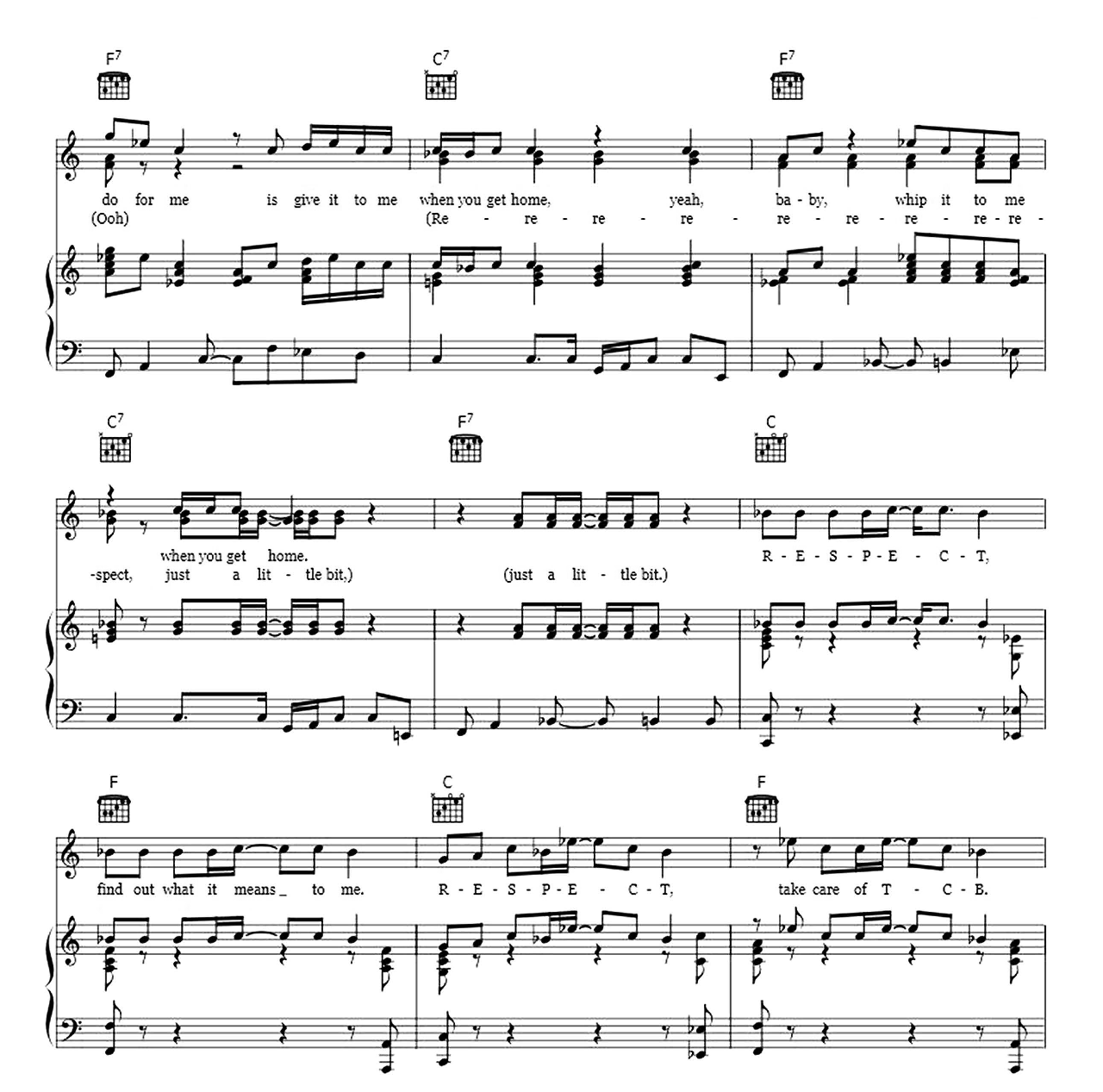 Respect sheet music 5