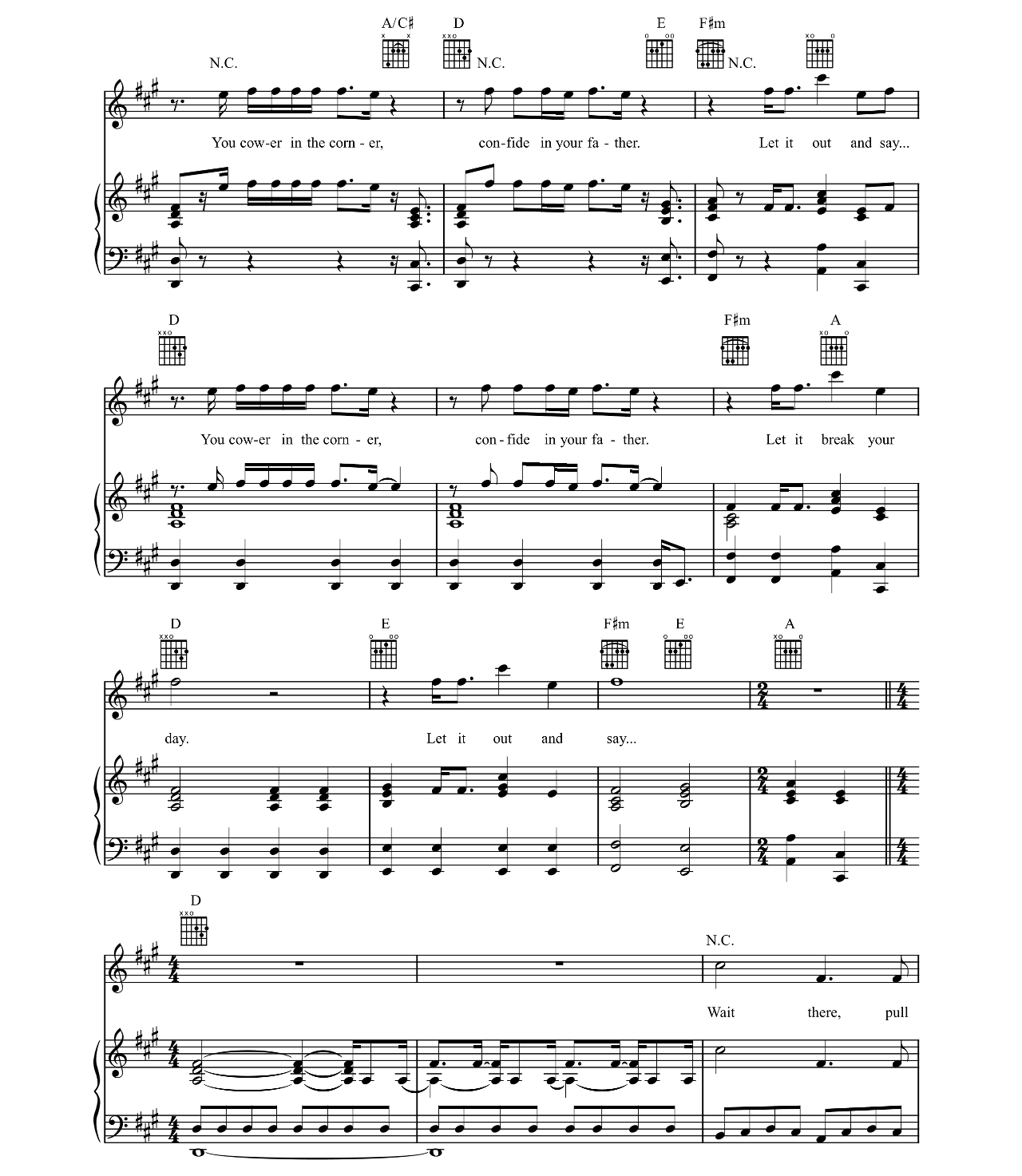 Brother sheet music 5