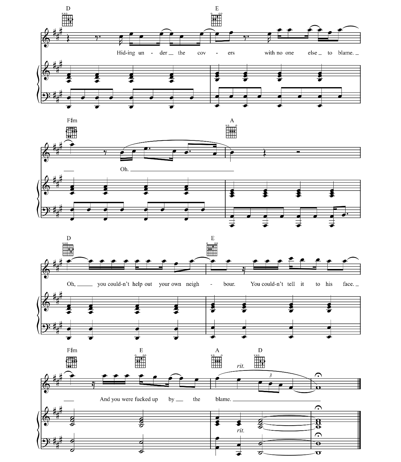 Brother sheet music 7