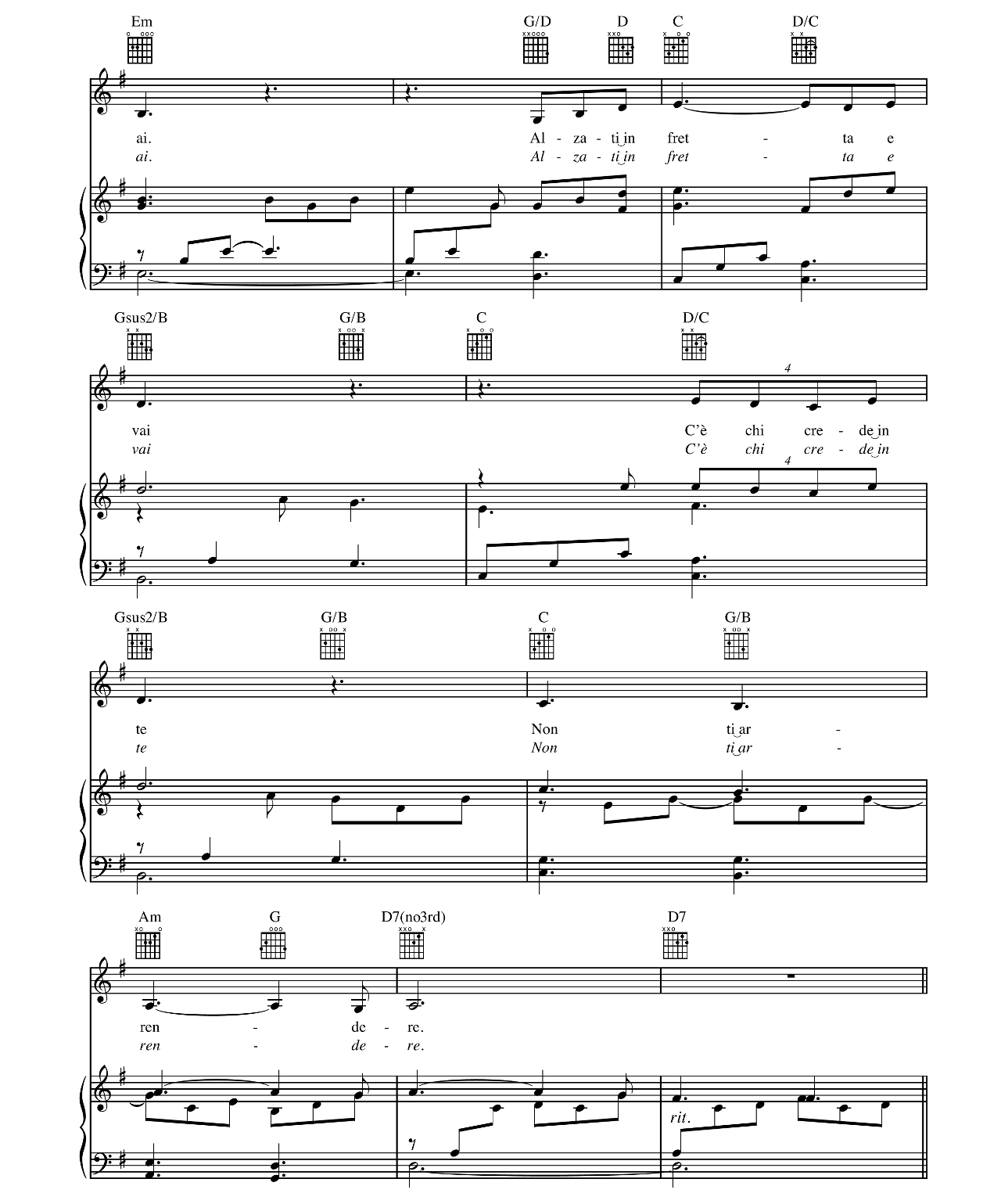 Because We Believe sheet music 2