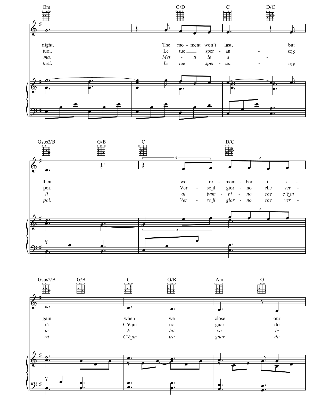 Because We Believe sheet music 4