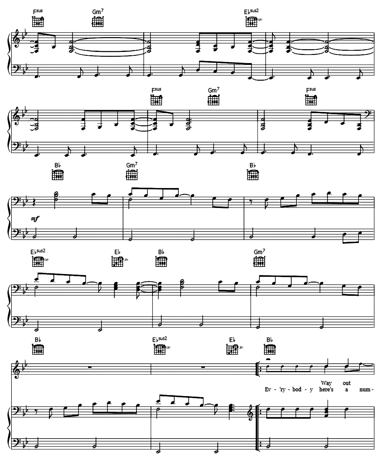 Every Little Kiss sheet music 2