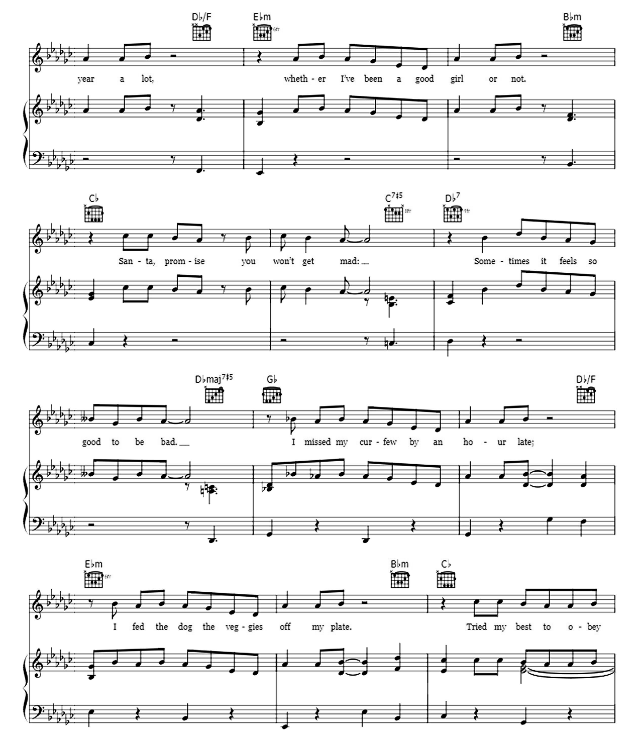 Good To Be Bad sheet music 2