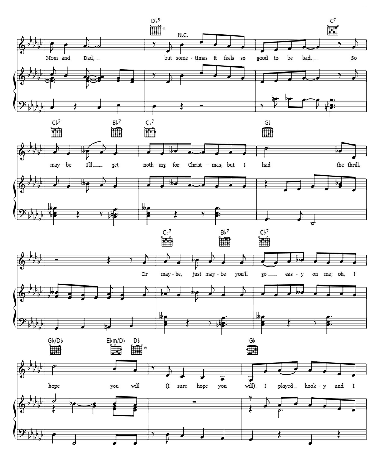 Good To Be Bad sheet music 3