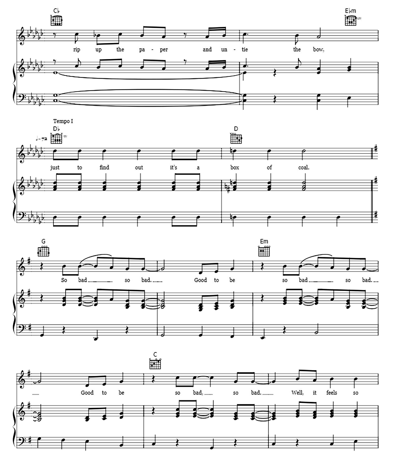 Good To Be Bad sheet music 6