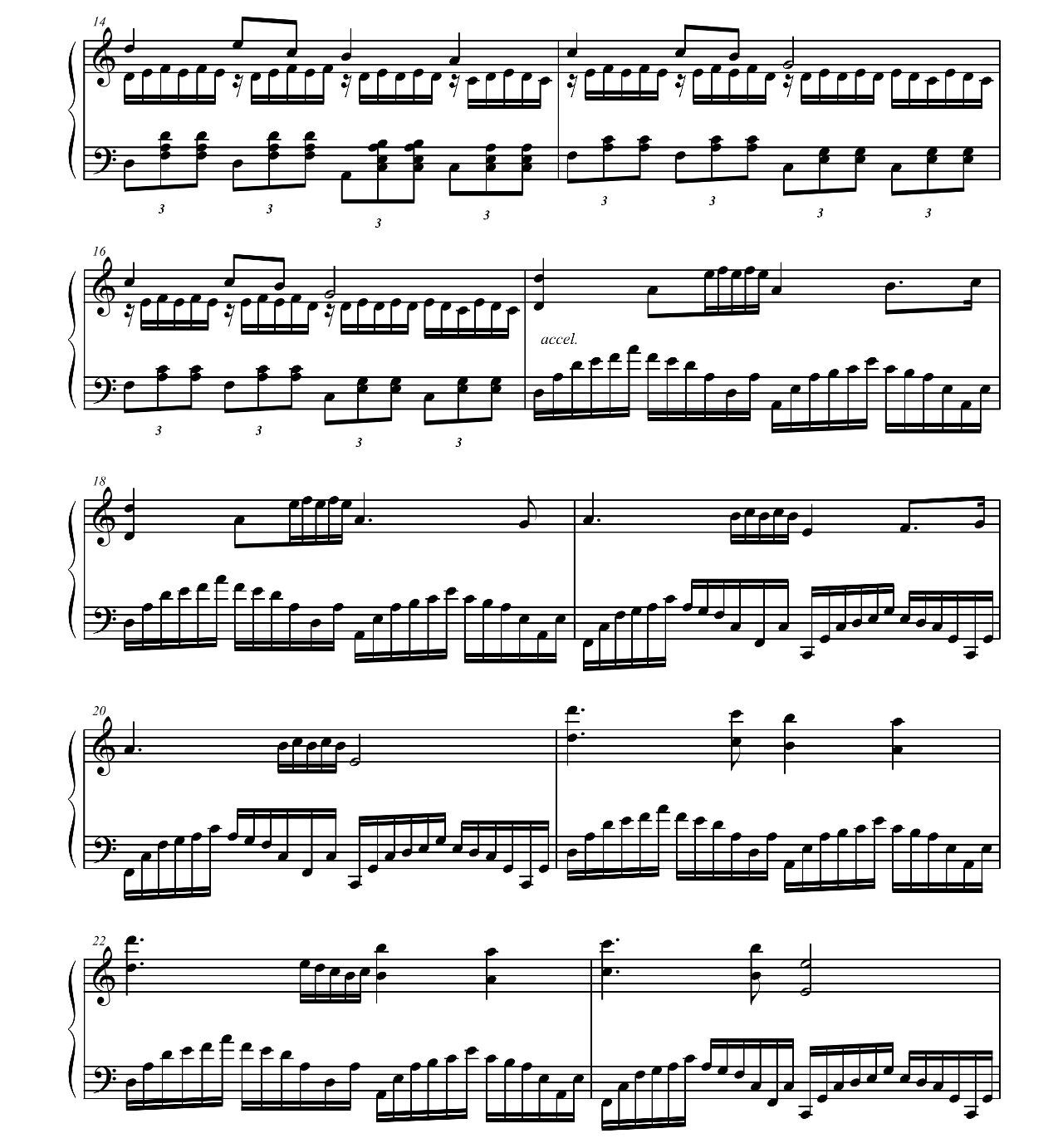 La Valse D'Amelie (from Amelie) sheet music 2
