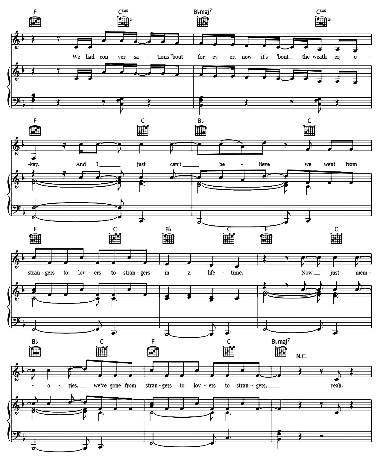 Small Talk sheet music 2