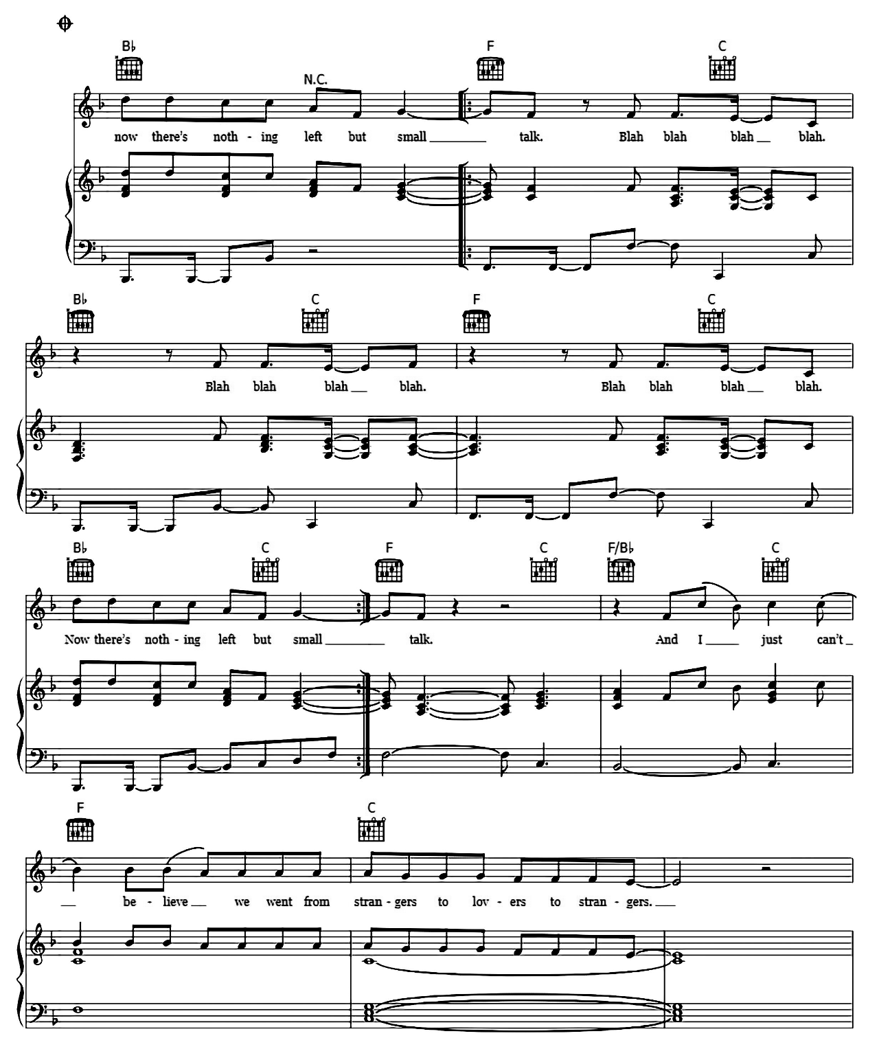 Small Talk sheet music 6