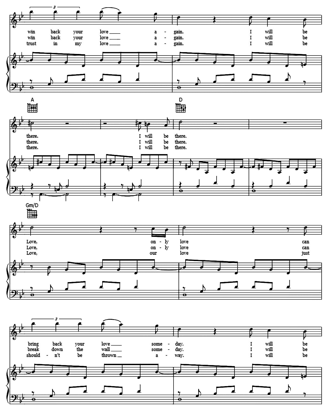 Still Loving You sheet music 2