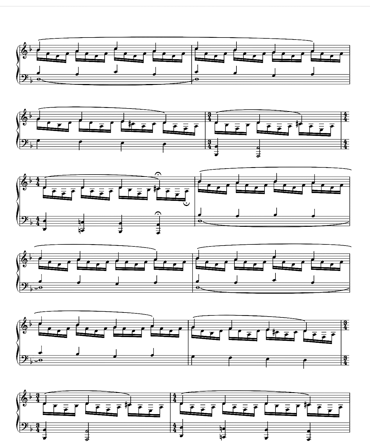 Swordfish sheet music 2