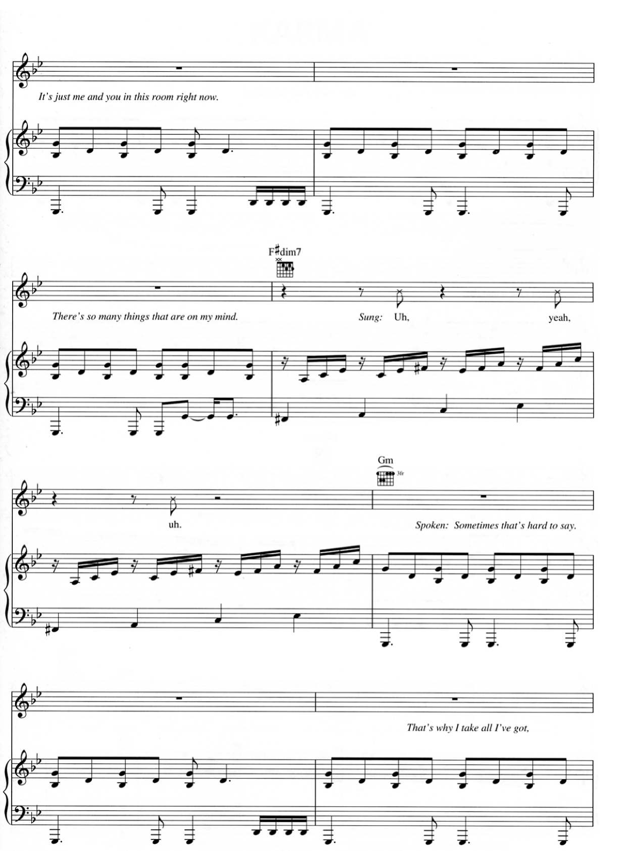 Harlem's Nocturne sheet music 4