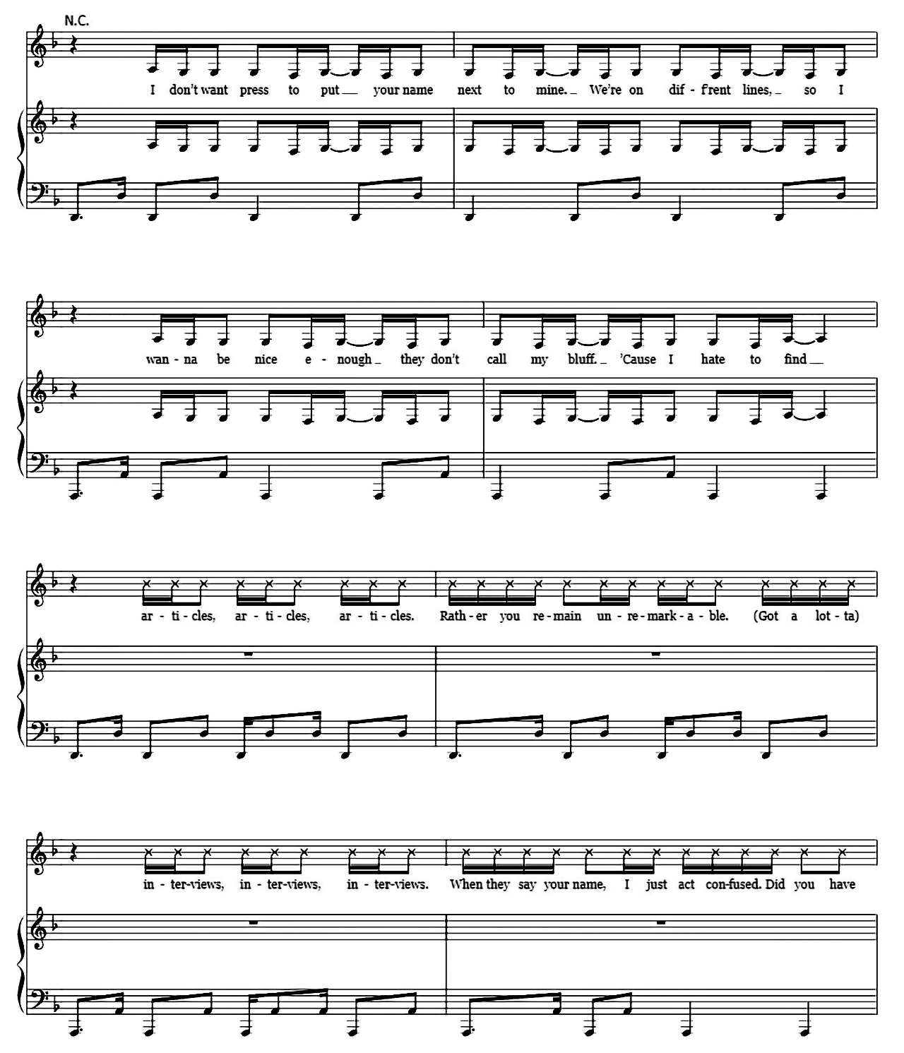 Therefore I Am sheet music 4