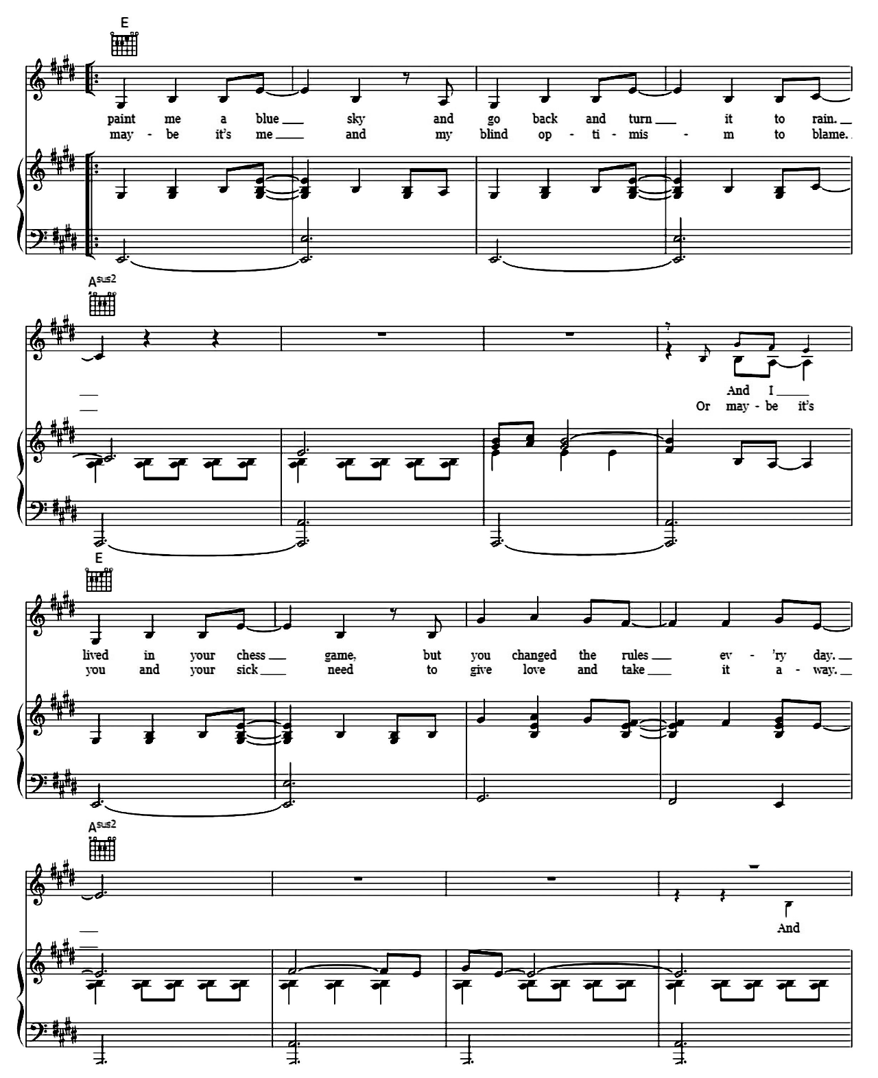 Dear John sheet music 3