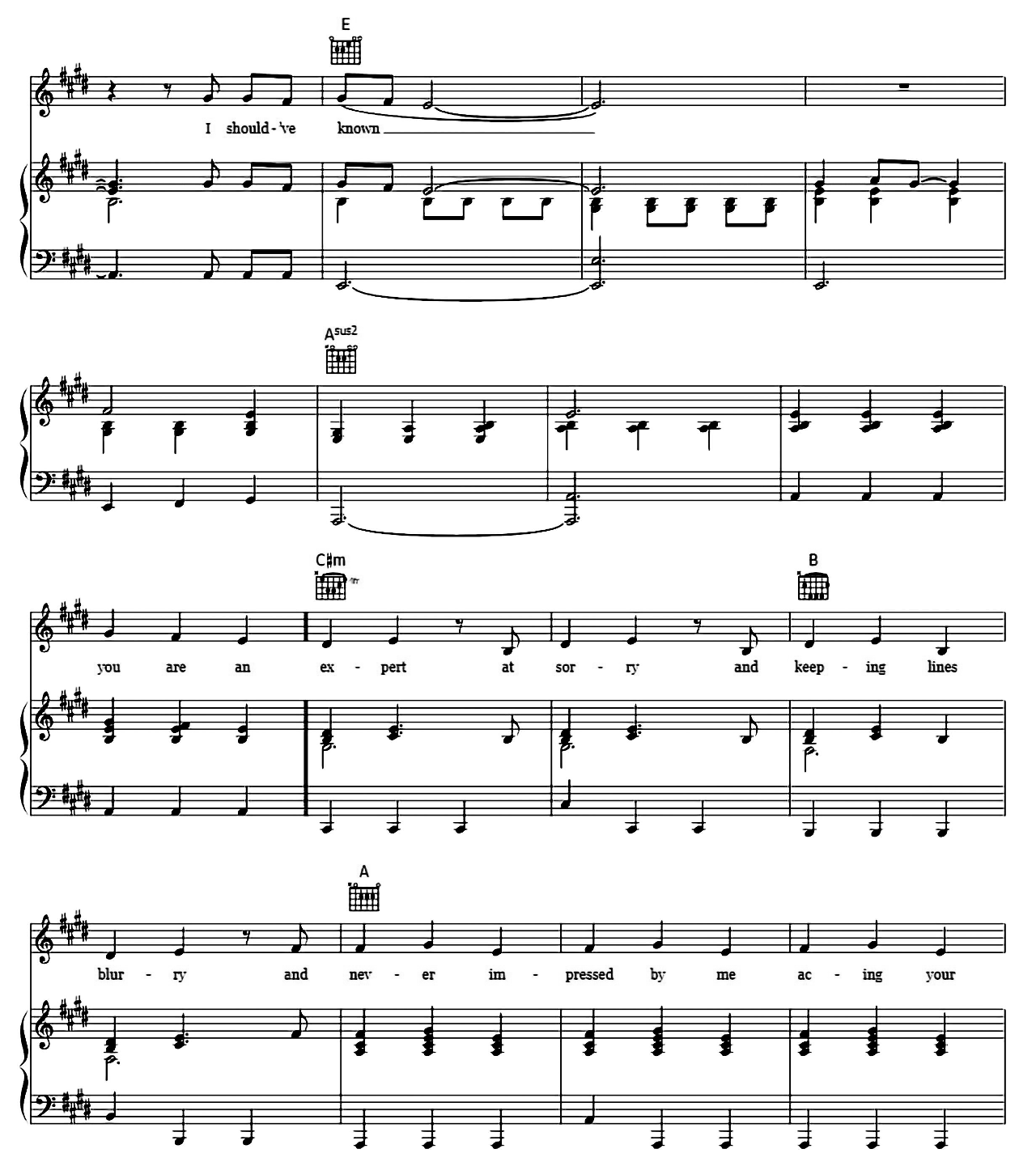 Dear John sheet music 8