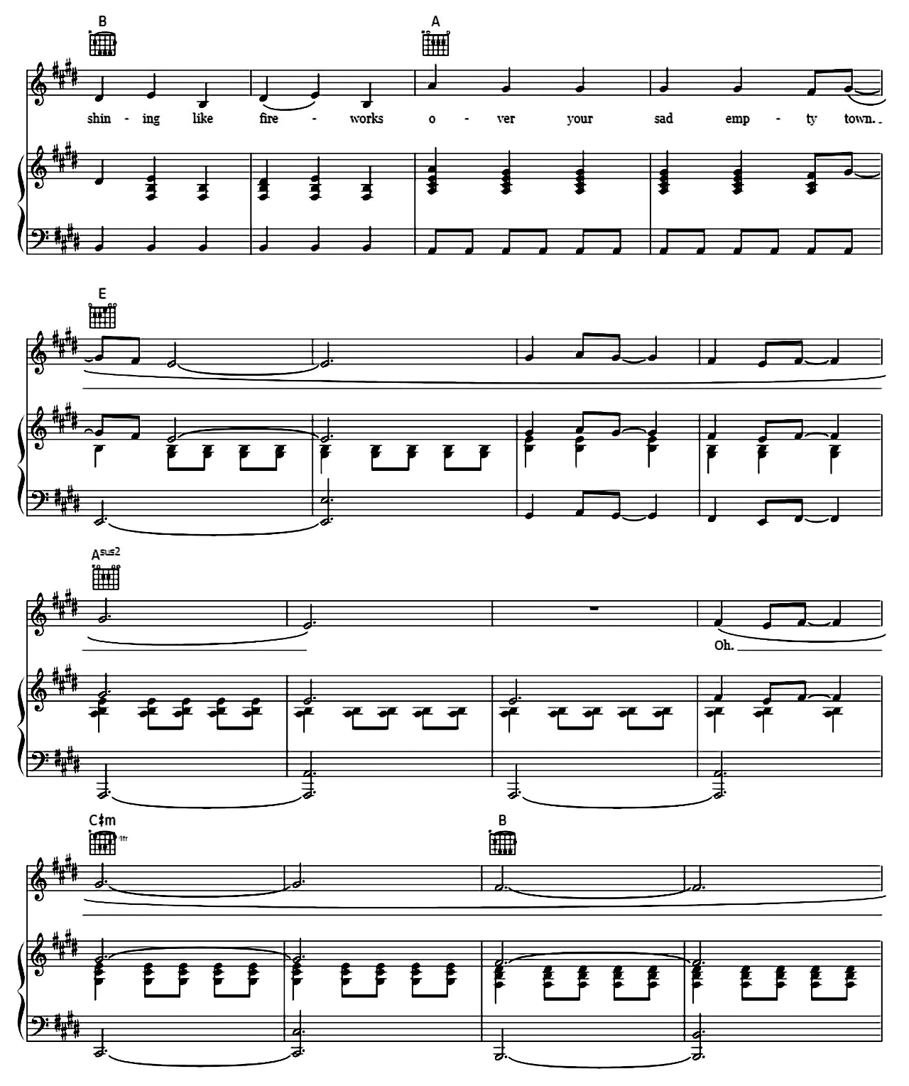 Dear John sheet music 10