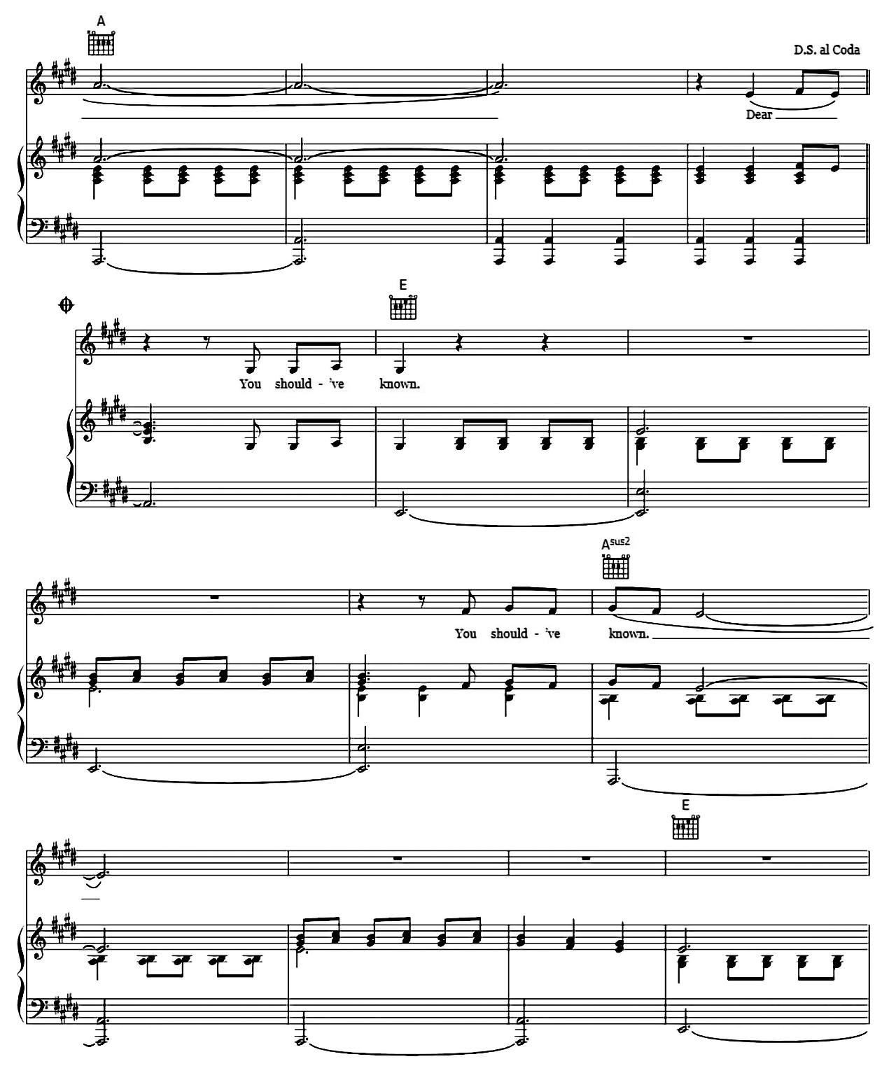 Dear John sheet music 11