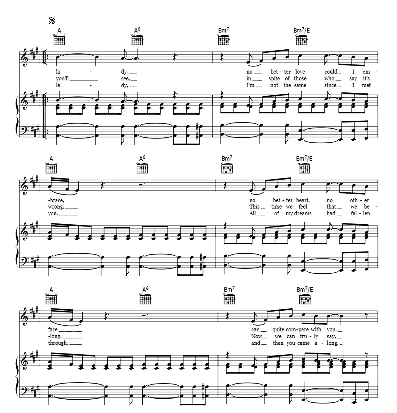 My Kind Of Lady sheet music 2