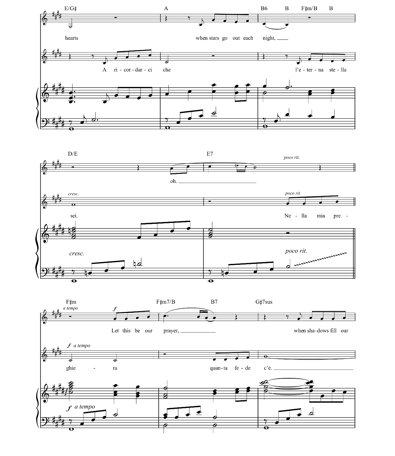 The Prayer sheet music 3