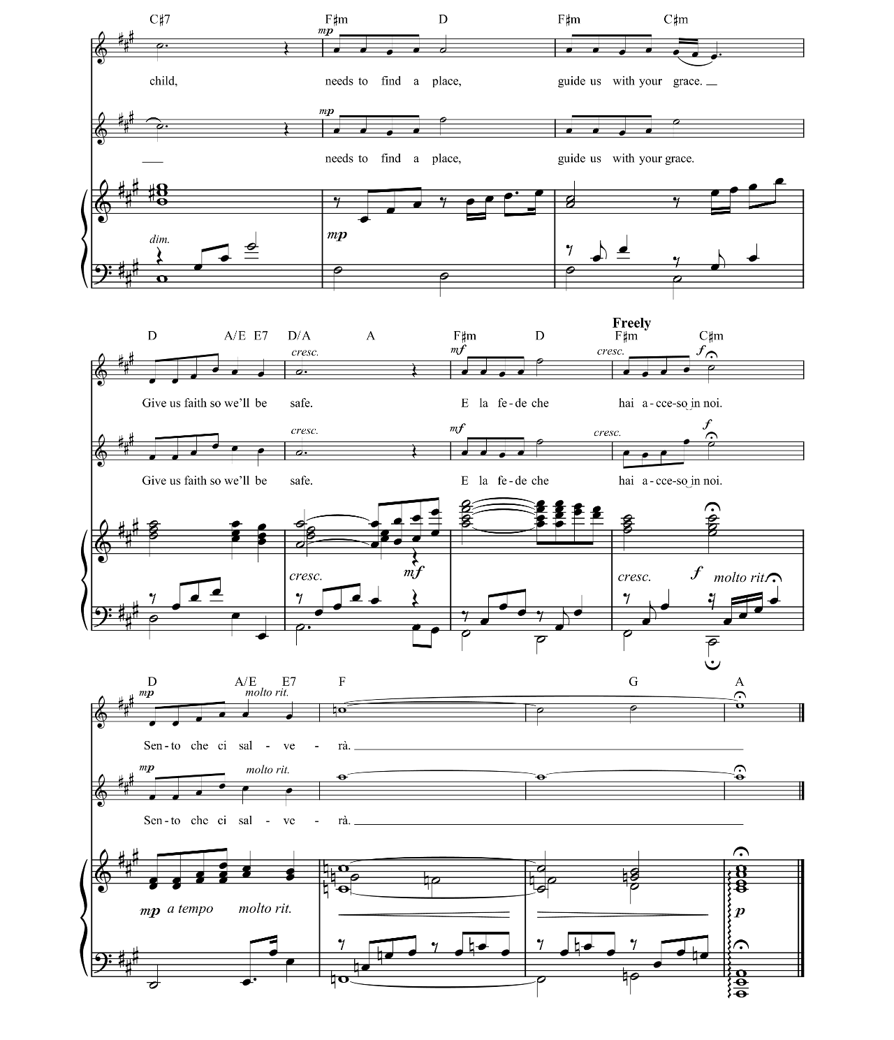 The Prayer By Celine Dion Andrea Bocelli Sheet Music Meta Chords