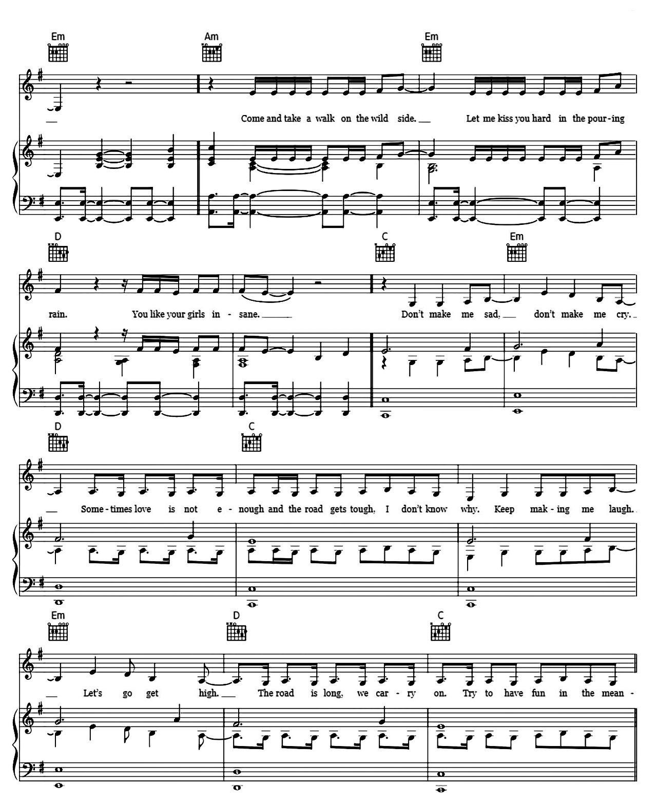 Born To Die sheet music 5