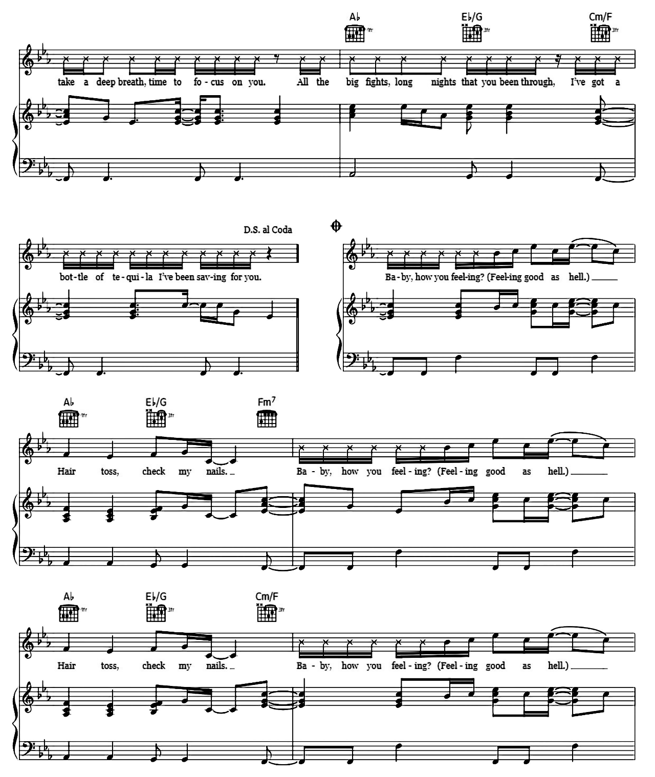 Good As Hell sheet music 4