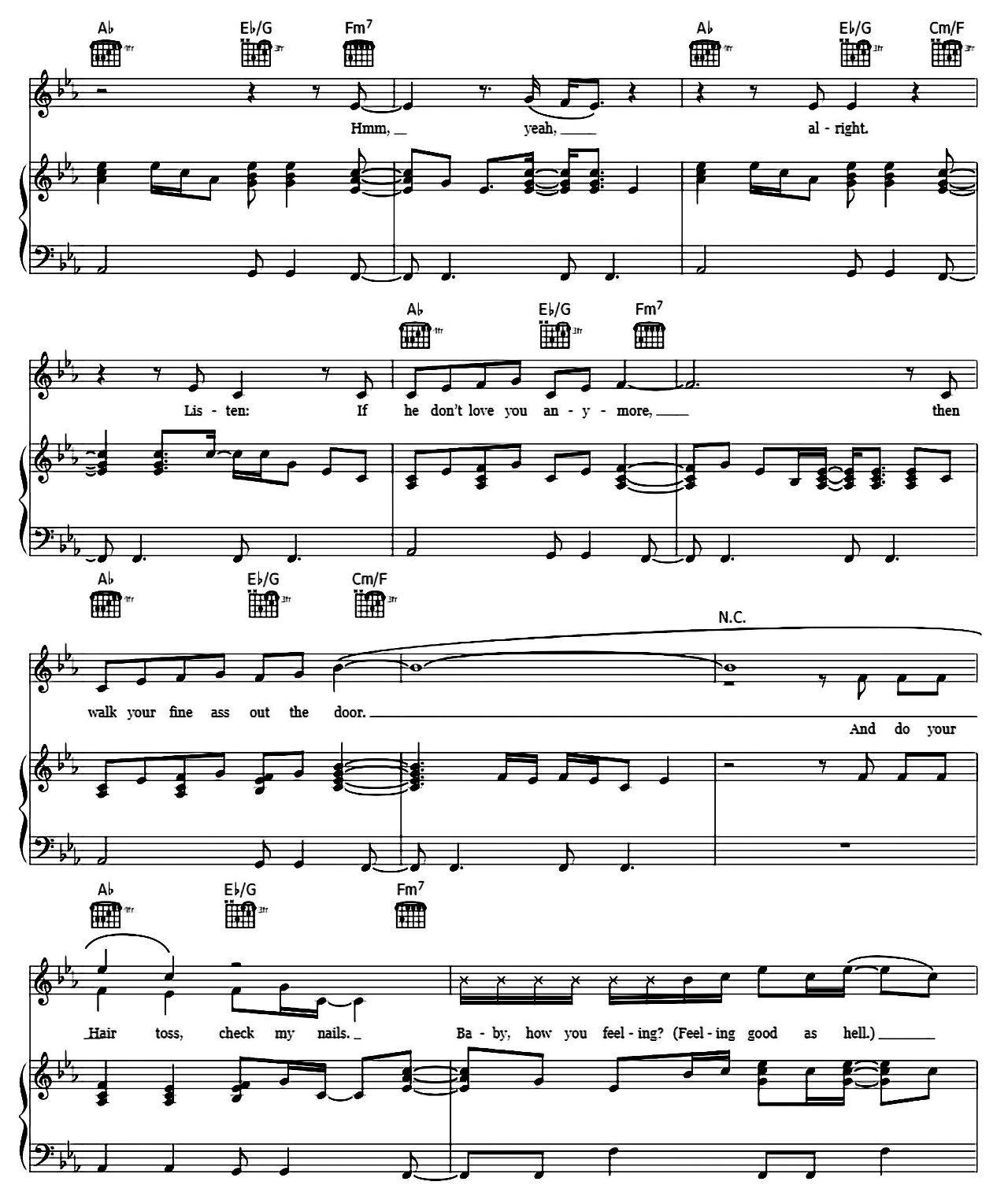 Good As Hell sheet music 5