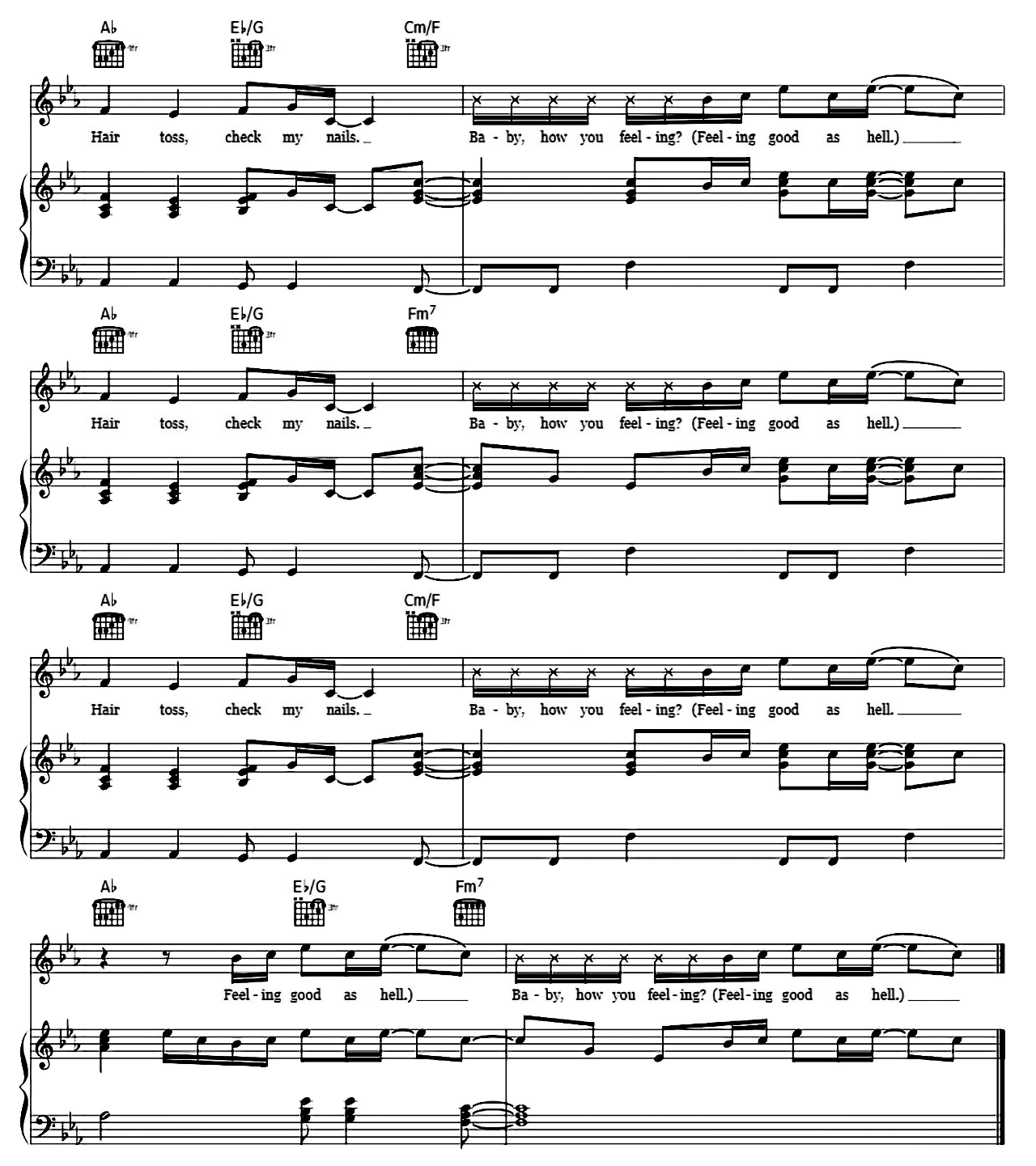 Good As Hell sheet music 6