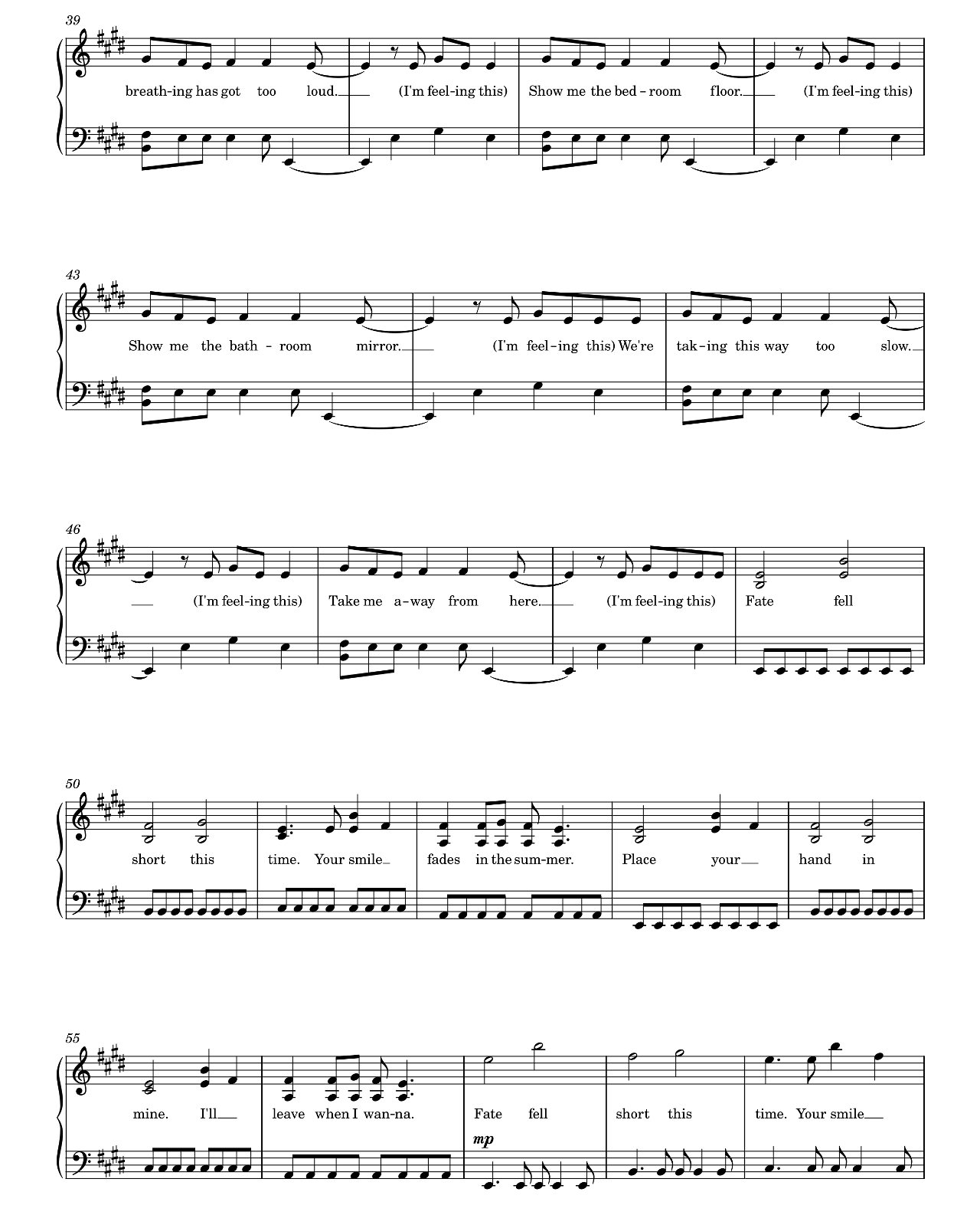 Feeling This sheet music 3