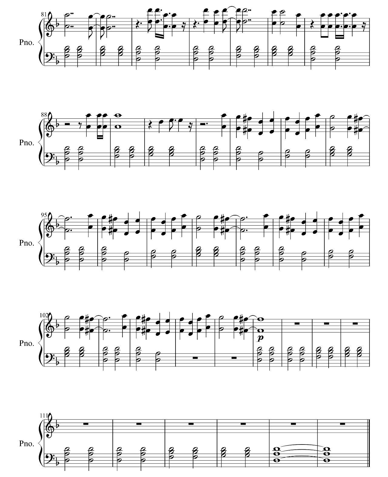 Sledgehammer sheet music 4