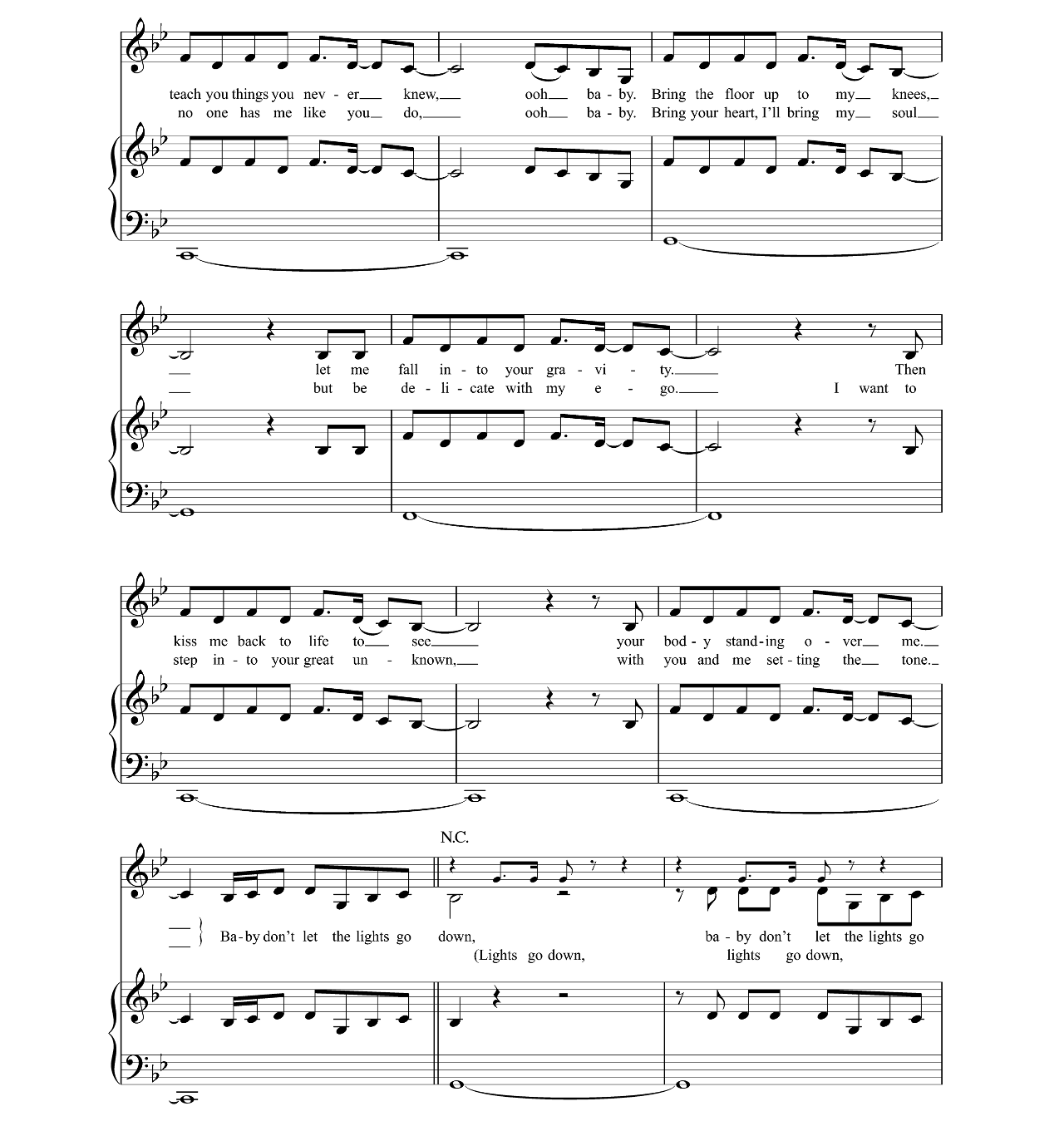 I Miss You sheet music 3
