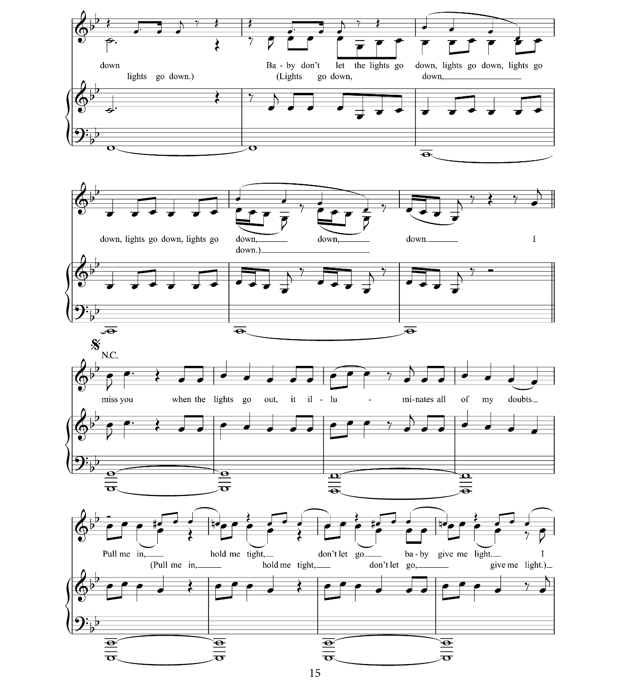 I Miss You sheet music 4