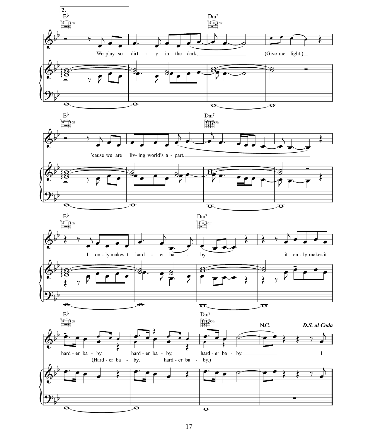 I Miss You sheet music 6