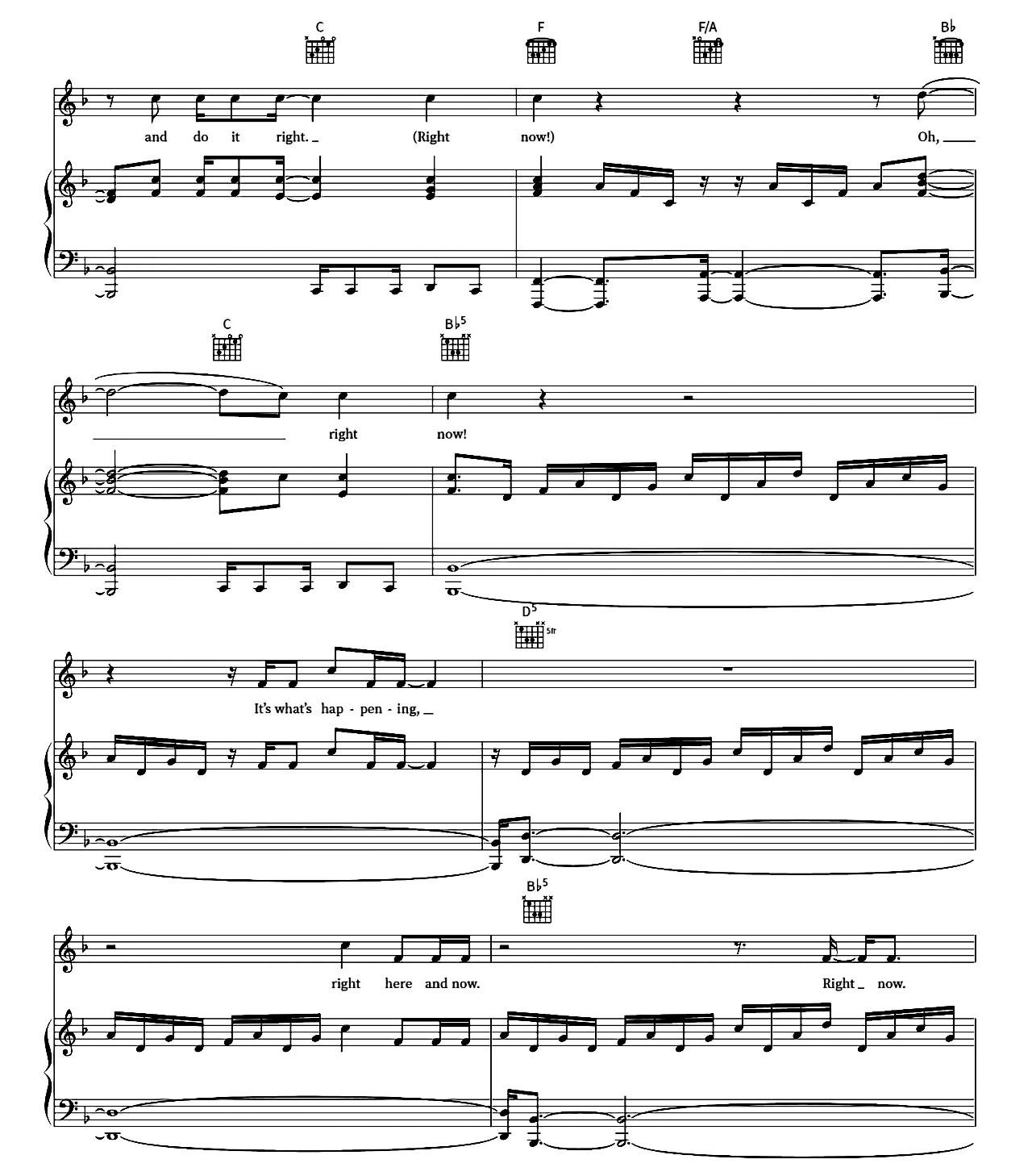 Right Now sheet music 8
