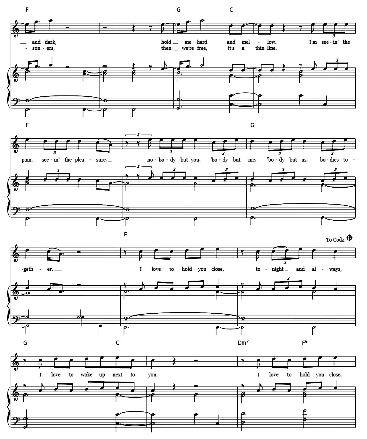 Pillowtalk Sheet Music Zayn sheet music 2