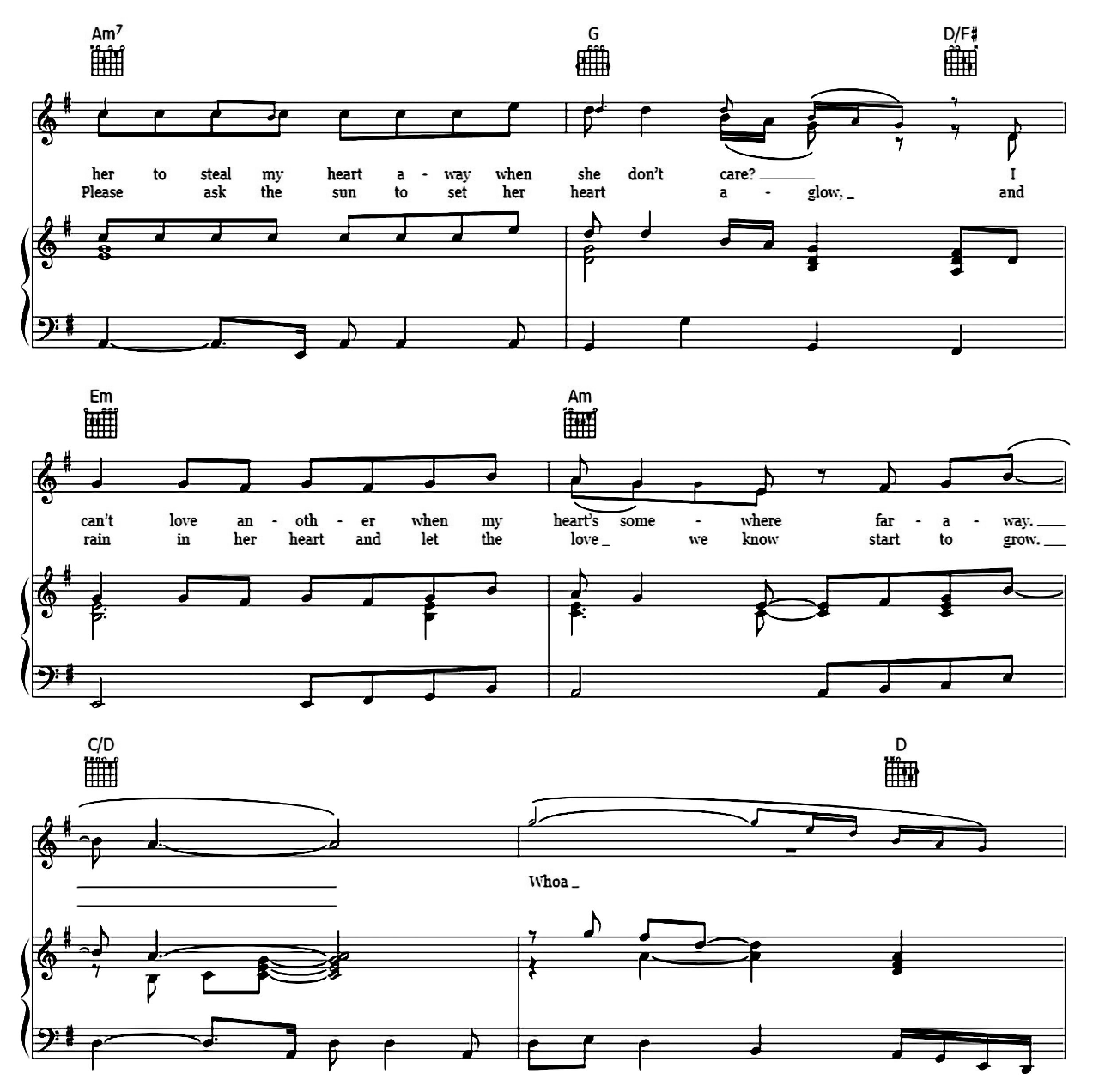 Rhythm Of The Rain sheet music 3