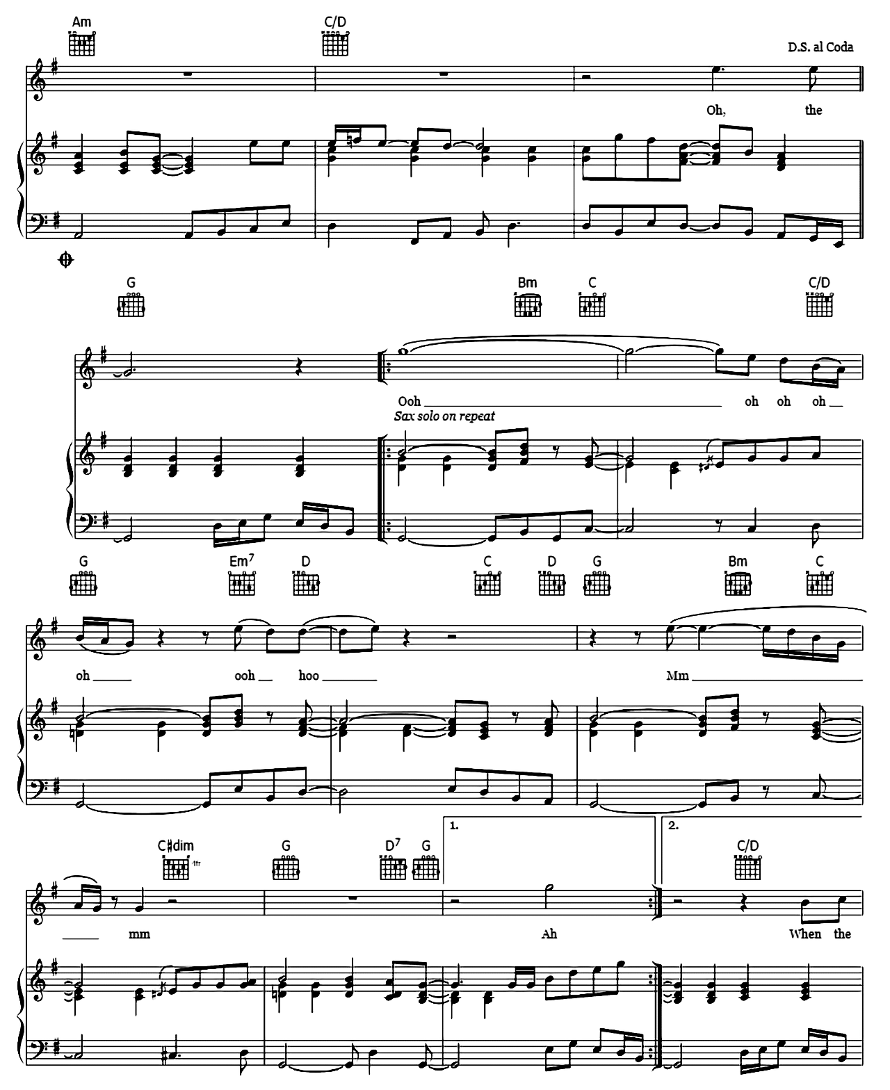 Rhythm Of The Rain sheet music 5