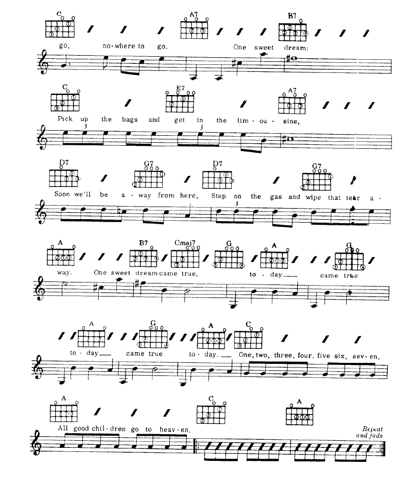 You Never Give Me Your Money sheet music 2