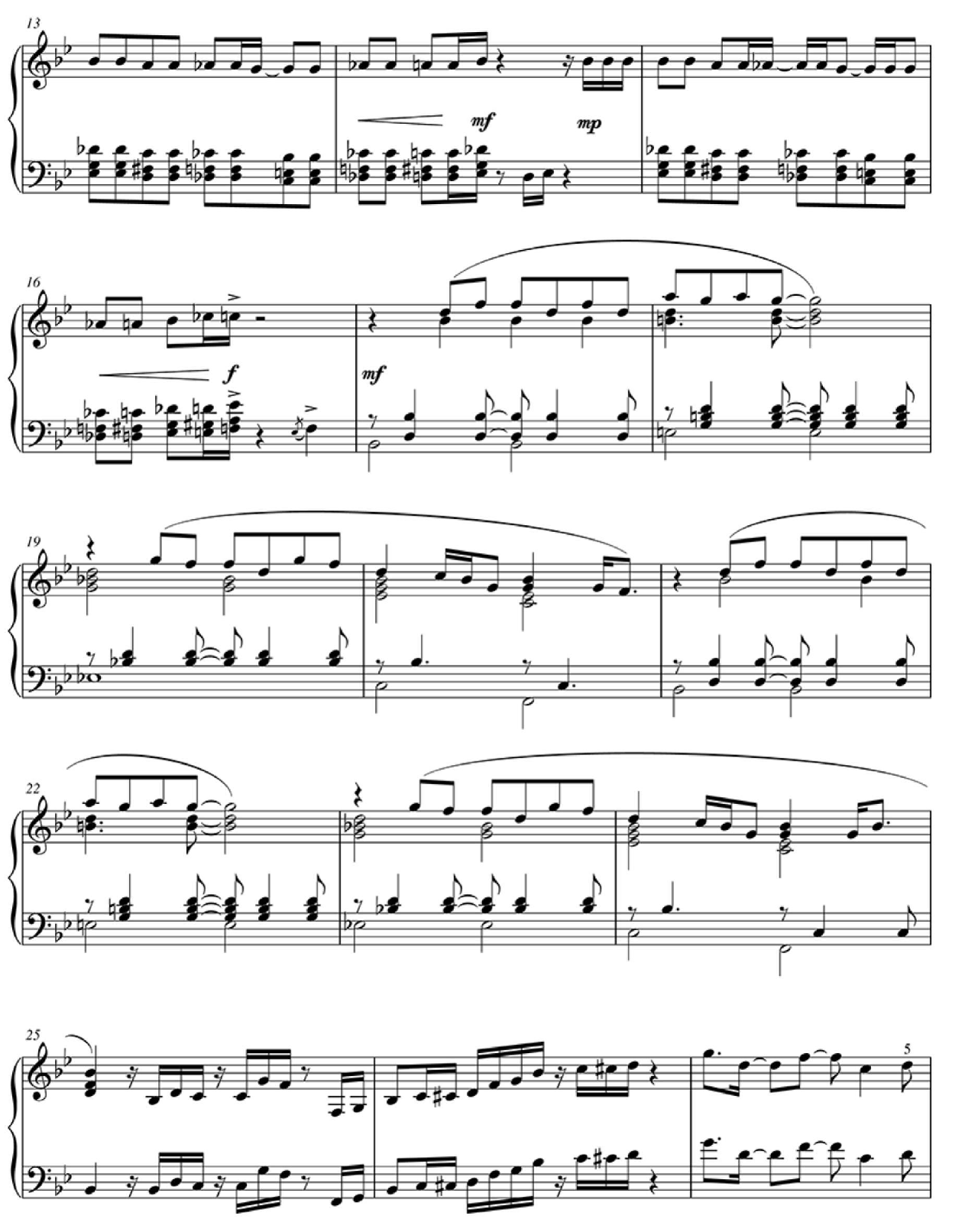 Sir Duke sheet music 2