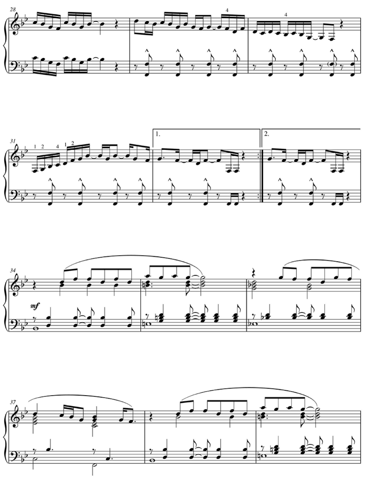 Sir Duke sheet music 3